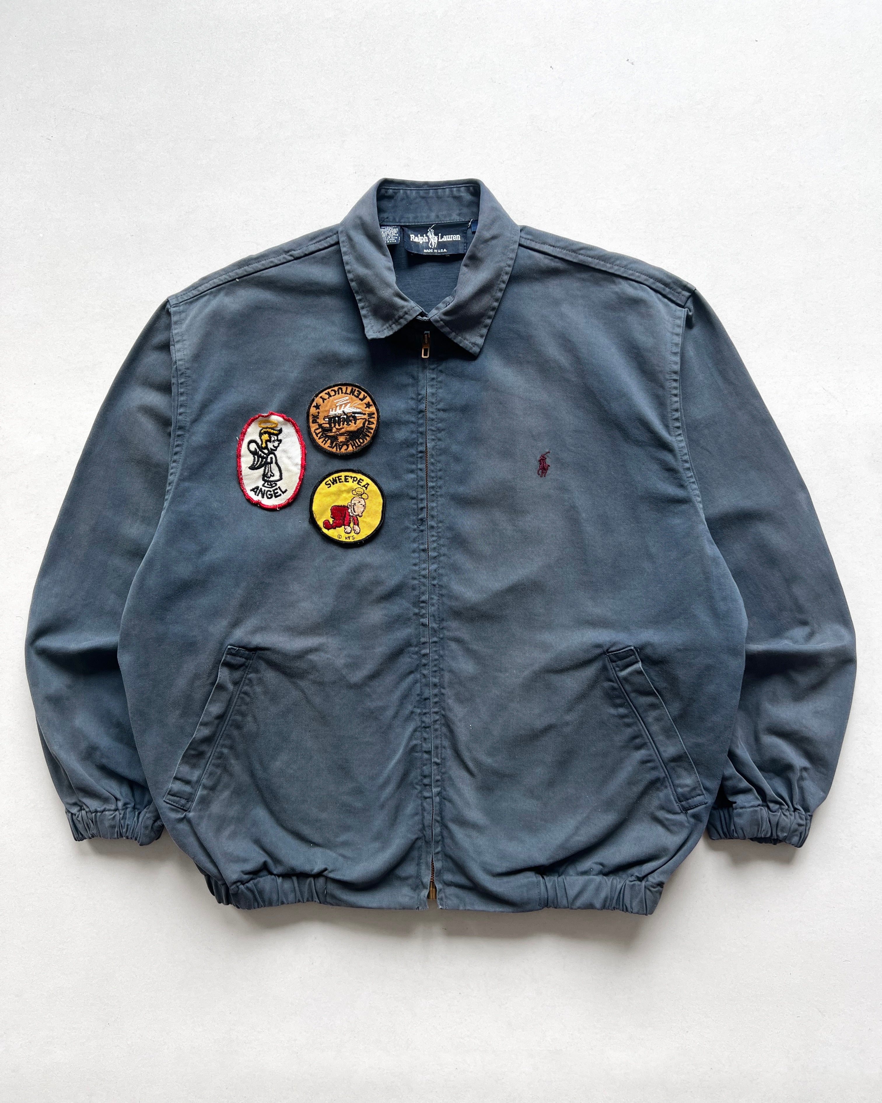 1970S SUN FADED RALPH LAUREN HARRINGTON JACKET (M)