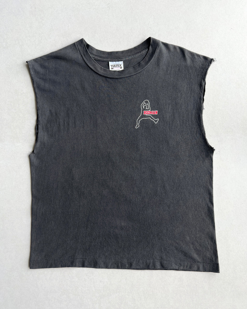 1990S 'DENNIS RODMAN 91' SINGLE STITCH SLEEVESLESS TEE (L)