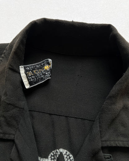1950S FADED OLYMPIAN 'THE PADDOCK' RAYON BOWLING SHIRT (L)