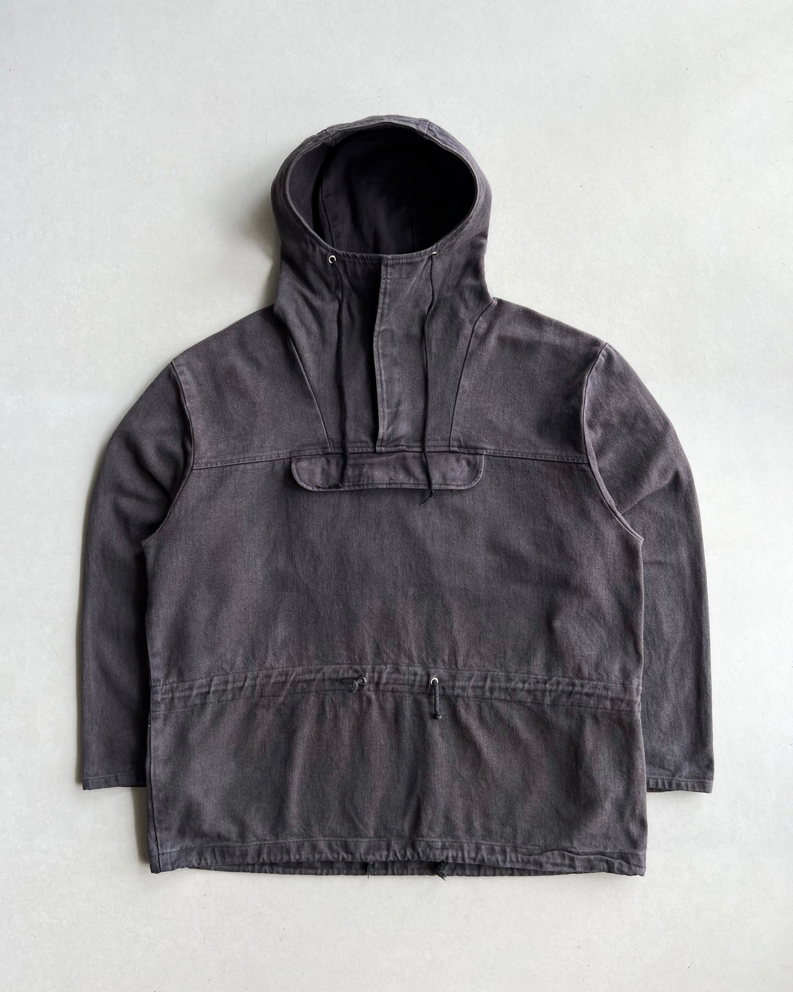 1970S AMERICAN WORKER HOODED SMOCK JACKET (L)