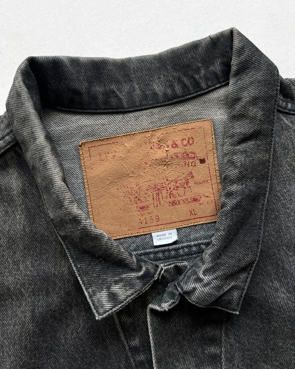 1990S BLACK LEVI'S TYPE III JACKET (XL)