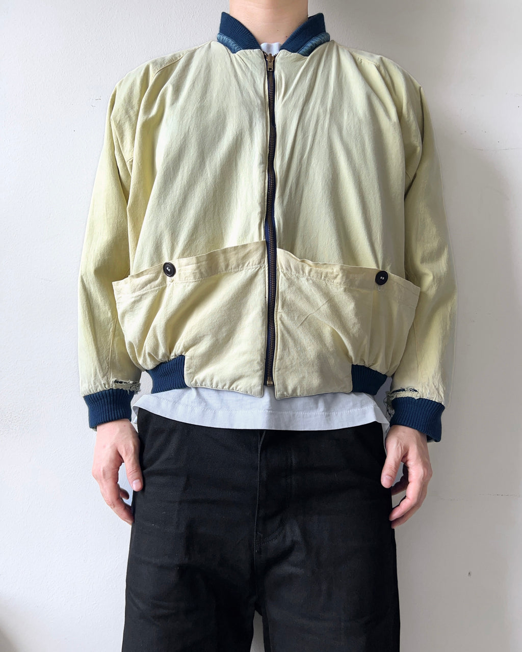 1980S TWO-TONE DENIM REVERSIBLE JACKET (XL)
