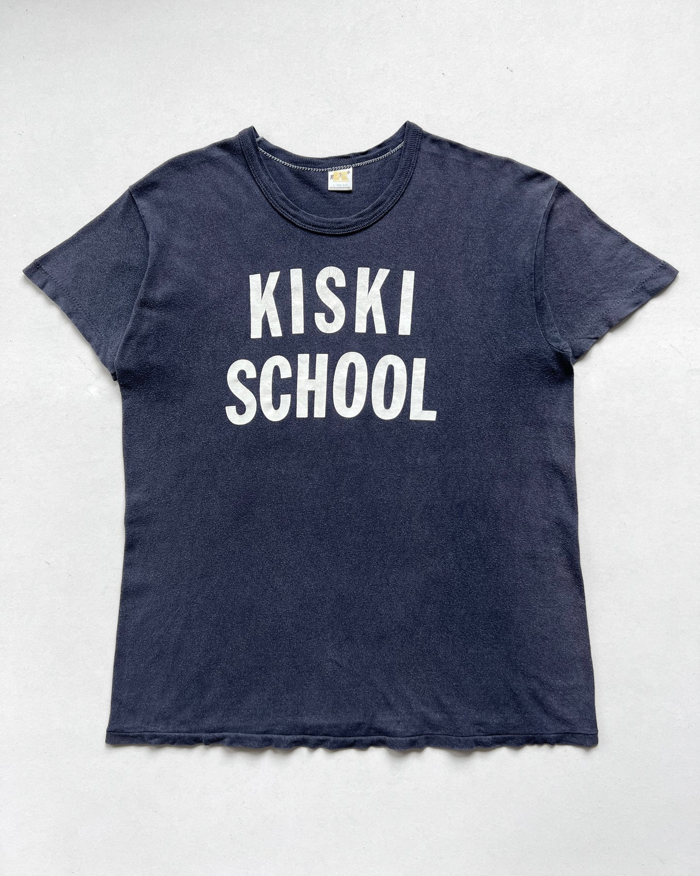 1970S RUSSELL 'KISKI SCHOOL' SINGLE STITCH TEE (L)