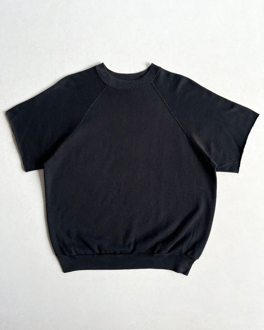 1990S BLANK CUT-OFF SLEEVES RAGLAN SWEATSHIRT (XL)