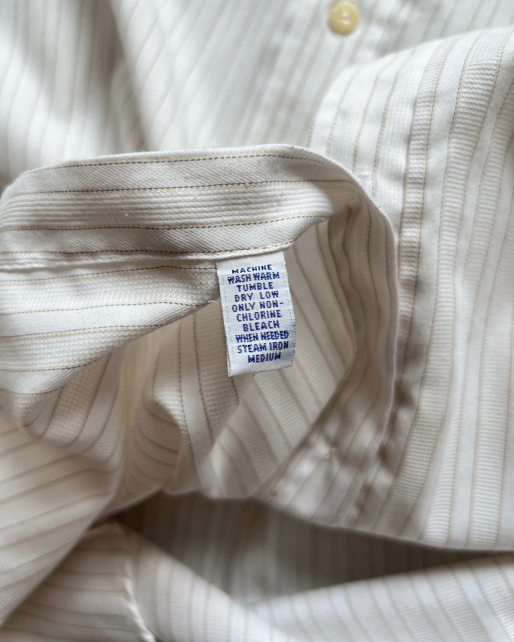 1990S RALPH LAUREN STRIPES SHORT-SLEEVES SHIRT (L)