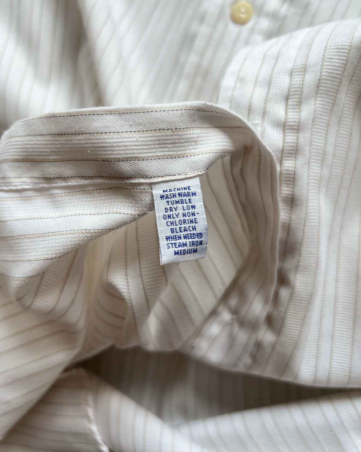 1990S RALPH LAUREN STRIPES SHORT-SLEEVES SHIRT (L)
