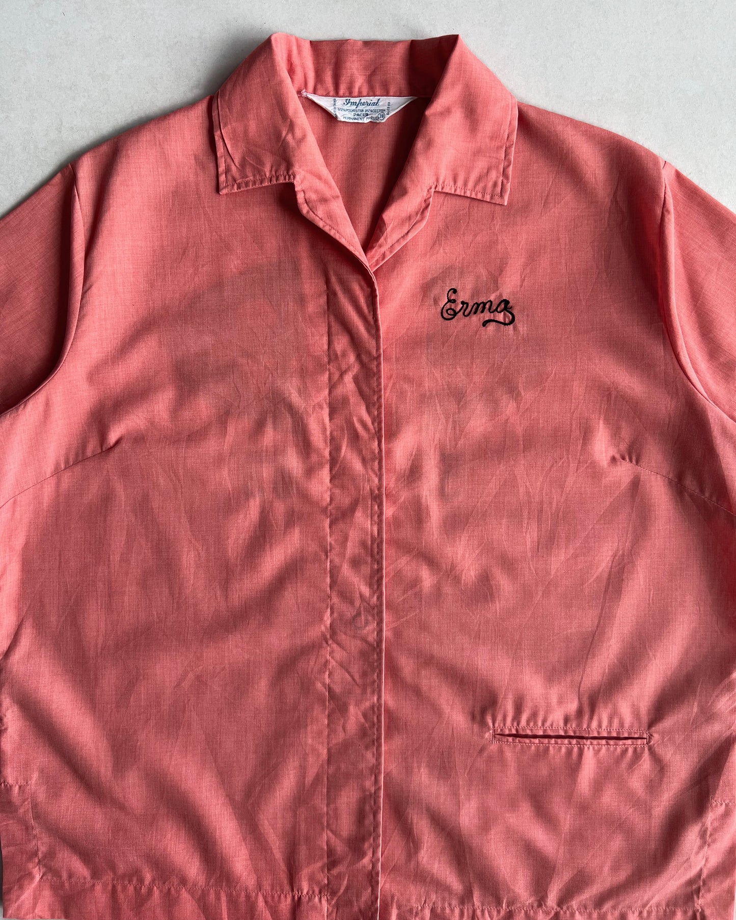 1970S IMPERIAL 'MERCO REALITY' BOWLING SHIRT (L)