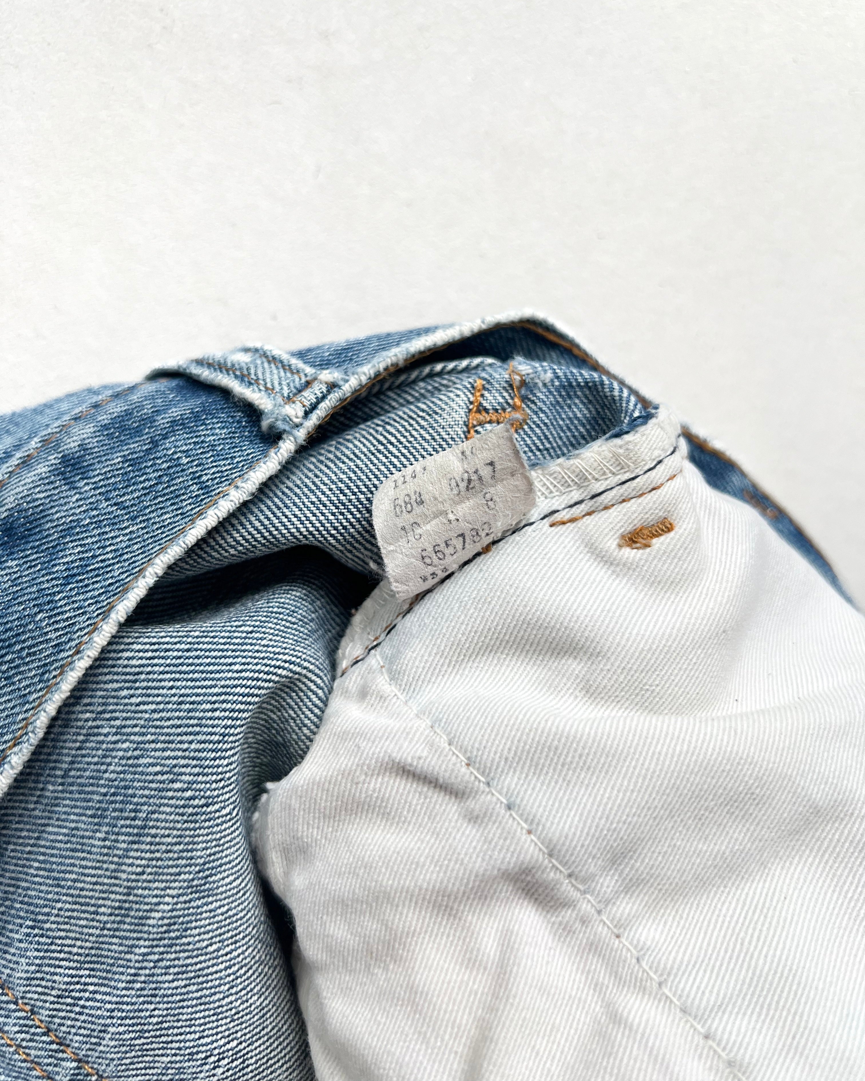 1970S FADED LEVI'S 684 BOOTCUT JEANS (34)