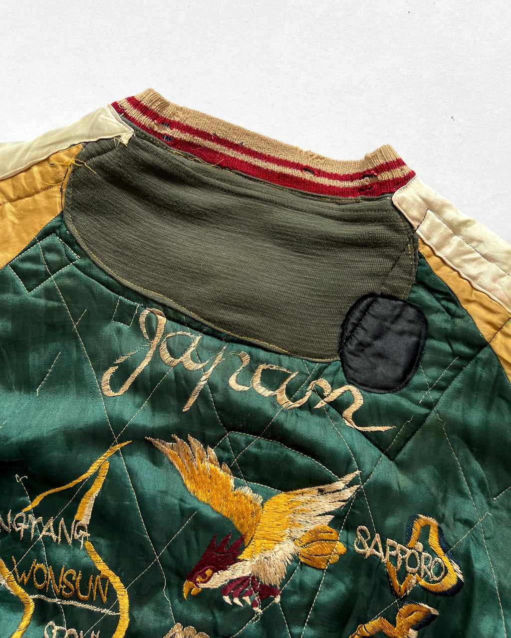 1950S MULTICOLOUR JAPAN REVERSIBLE SUKAJAN (L)