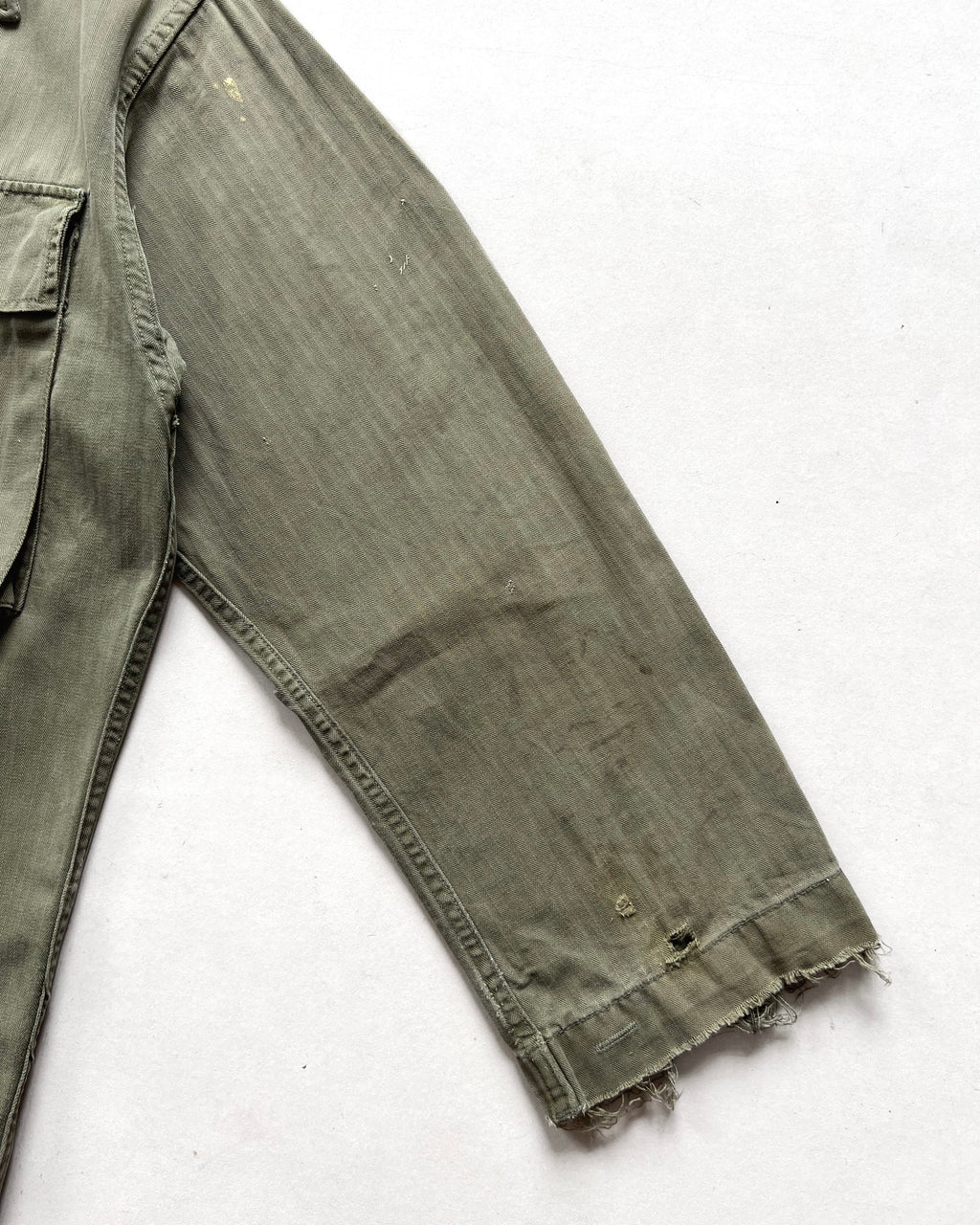 1940S WWII US ARMY 13 STARS M43 HBT JACKET (40R)