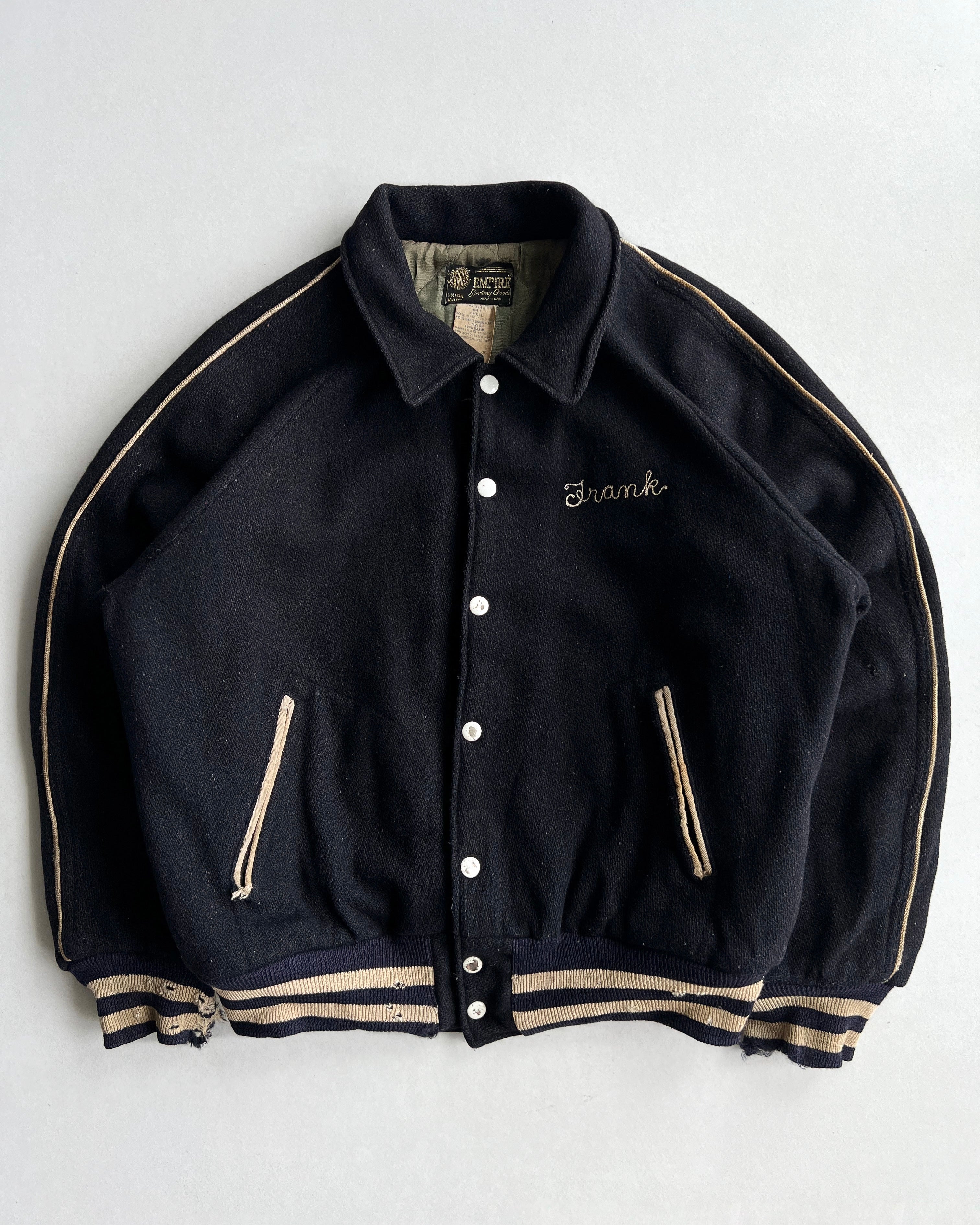 1960S 'KENNEDY' RAGLAN WOOL VARSITY JACKET (L)