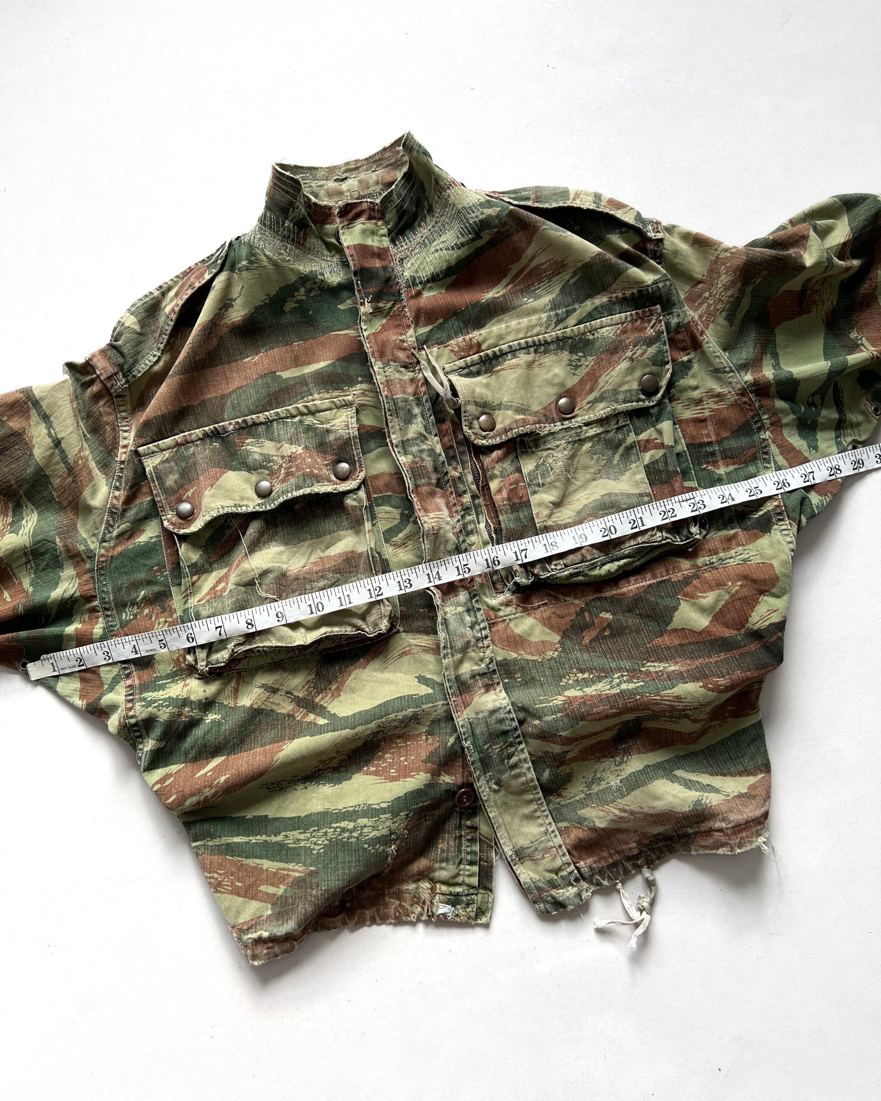 1950S FRENCH LIZARD CAMO PARATROOPER JACKET (L)