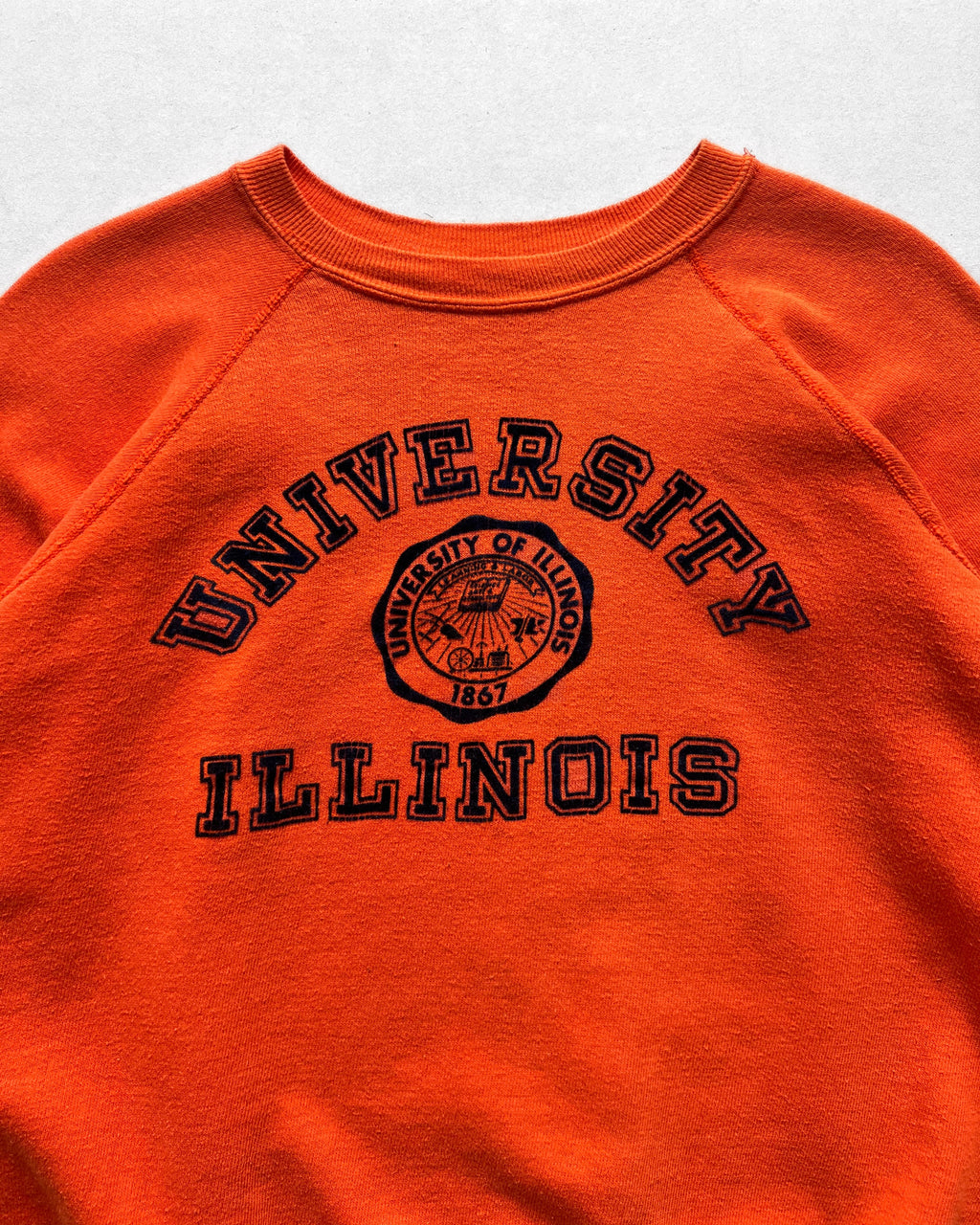 1970S CHAMPION 'UNIVERSITY OF ILLINOIS' SWEATSHIRT (M)