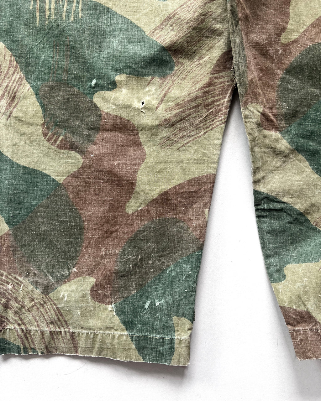 1950S BELGIUM ARMY BRUSHSTROKE CAMO PANTS (36-39)