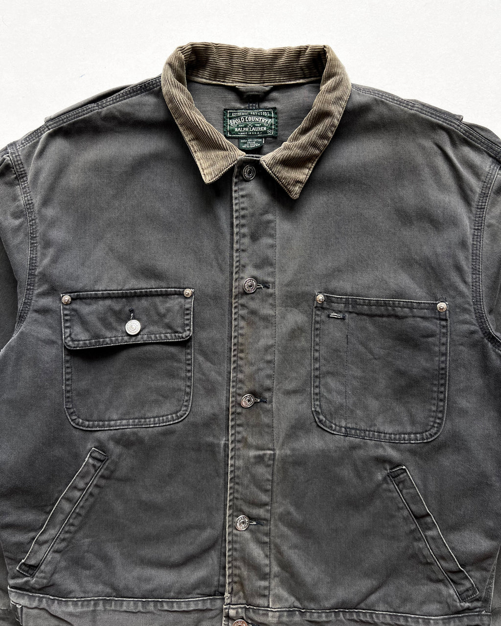 1980S FADED RALPH LAUREN WORK JACKET (L)