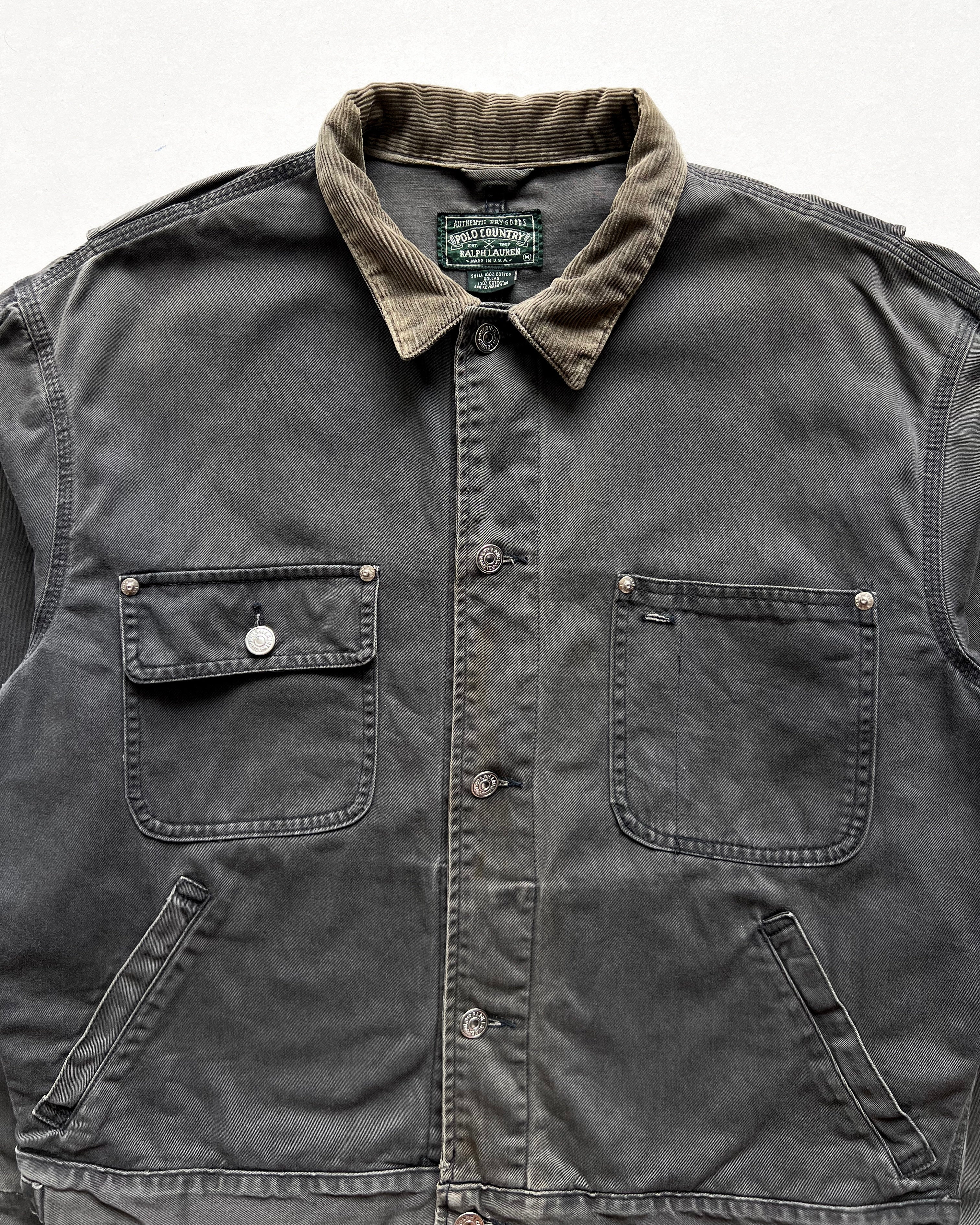 1980S FADED RALPH LAUREN WORK JACKET (L)