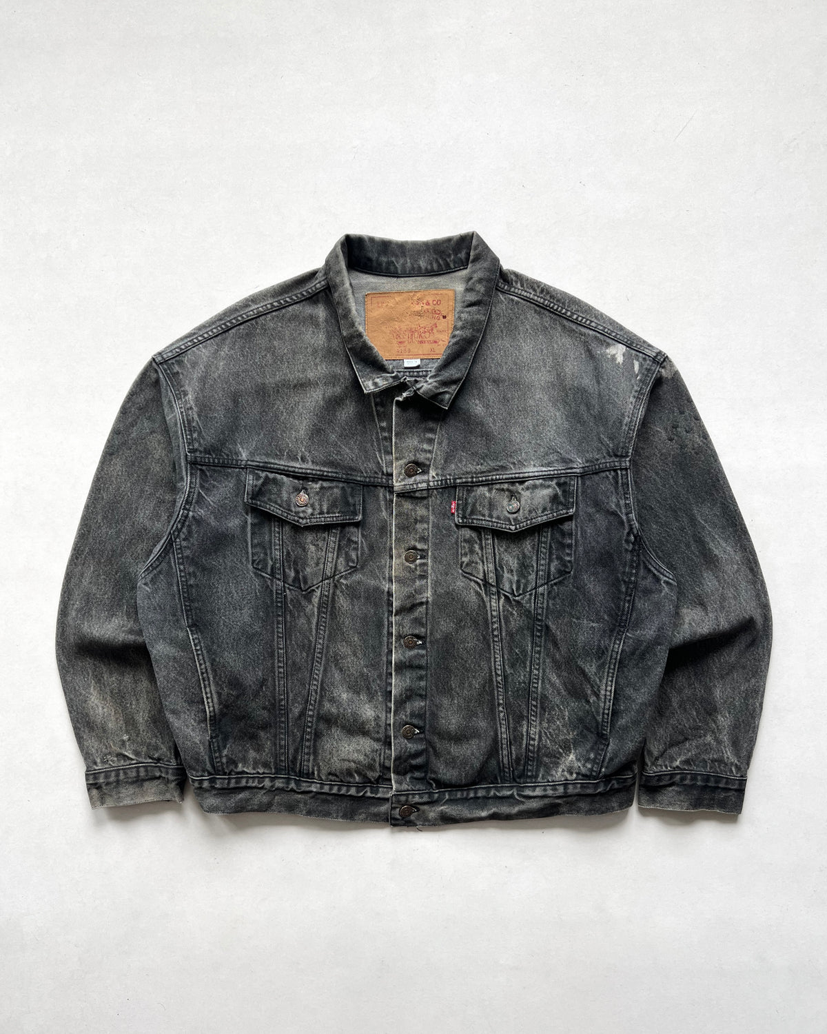 1990S BLACK LEVI'S TYPE III JACKET (XL)
