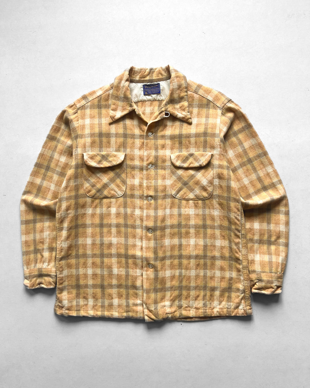 1960S PENDLETON FLAP POCKET WOOL FLANNEL (L)