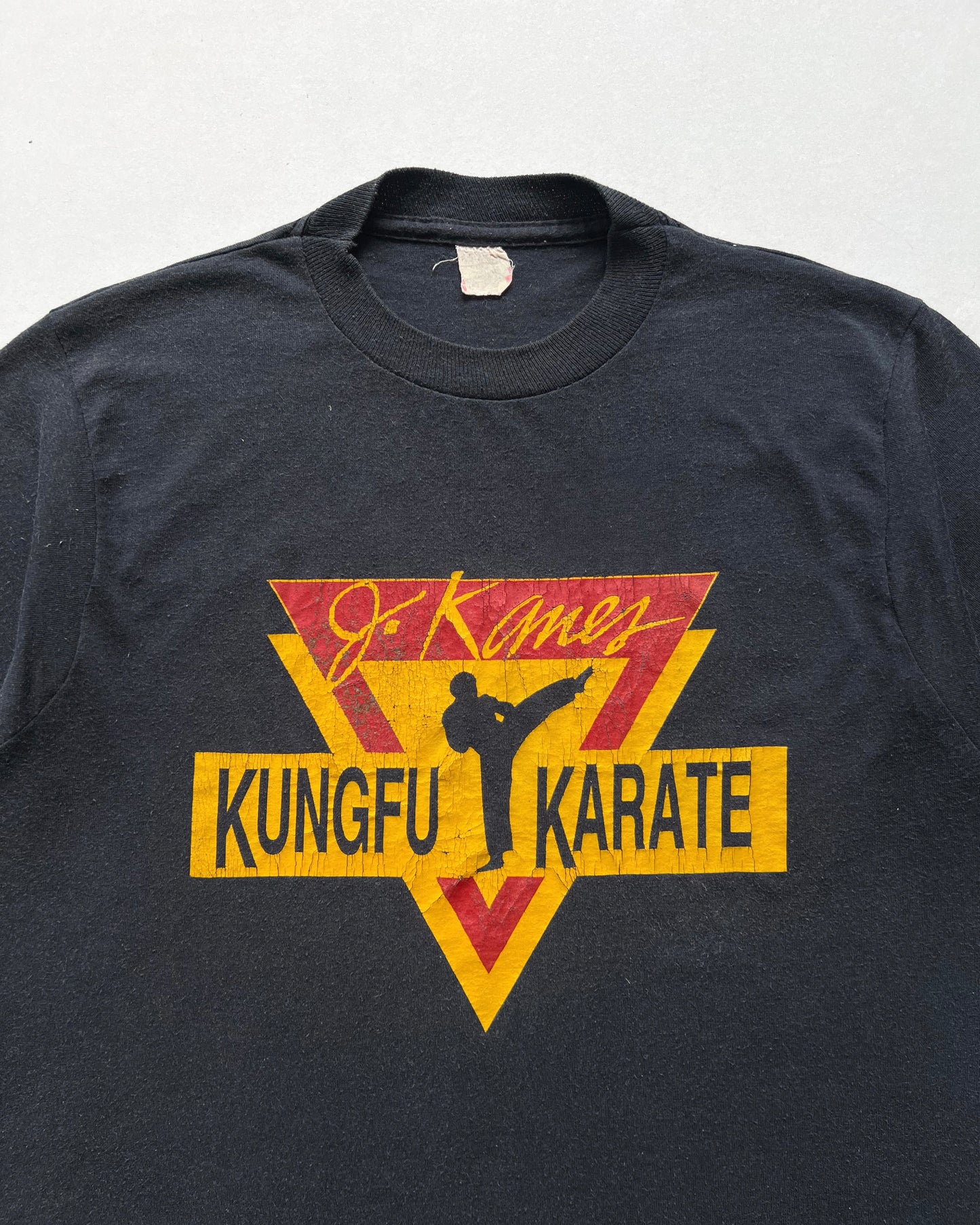 1980S KUNGFU KARATE SINGLE STITCH TEE (S)