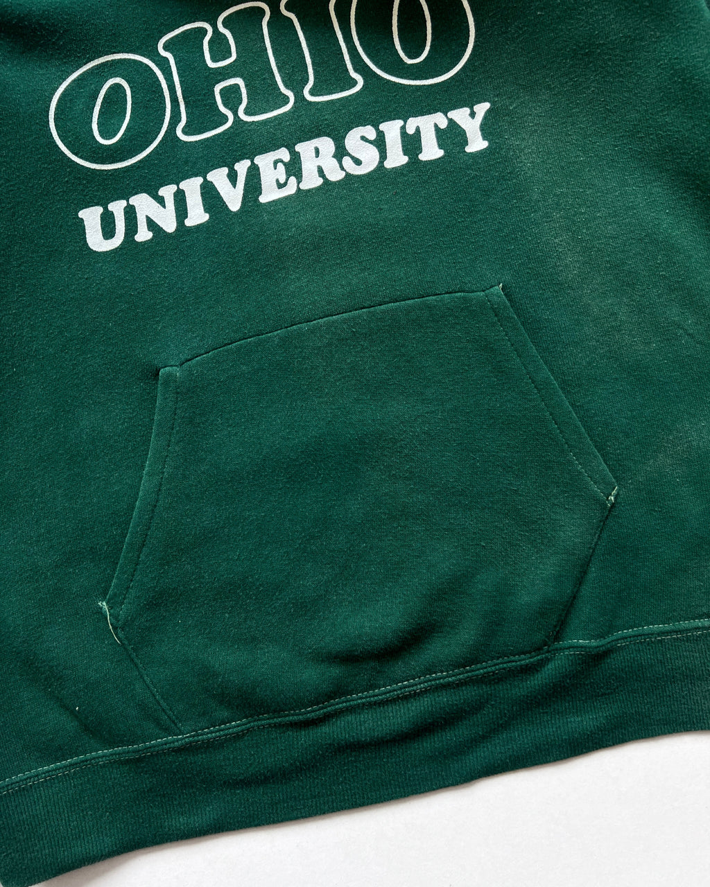 1960S 'OHIO UNIVERSITY' RAGLAN HOODIE (XL)