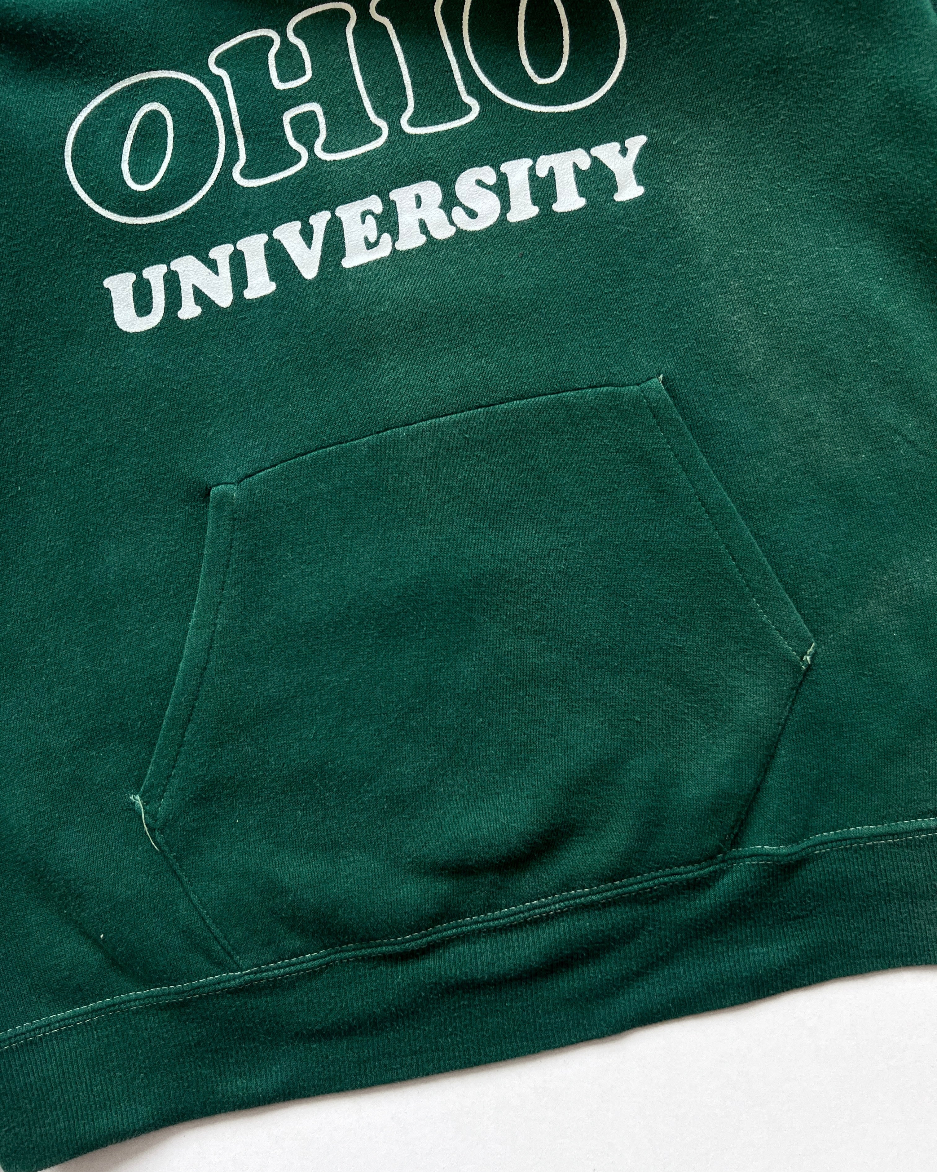 1960S 'OHIO UNIVERSITY' RAGLAN HOODIE (XL)
