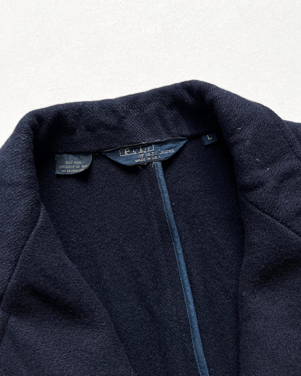1990S RALPH LAUREN WOOL BLAZER (L)