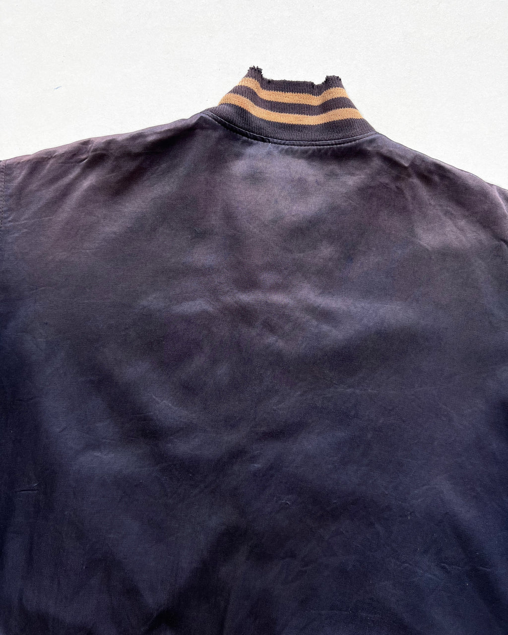1950S FADED DICK FISCHER 'CANISUS HIGH SCHOOL' SATIN JACKET (L)