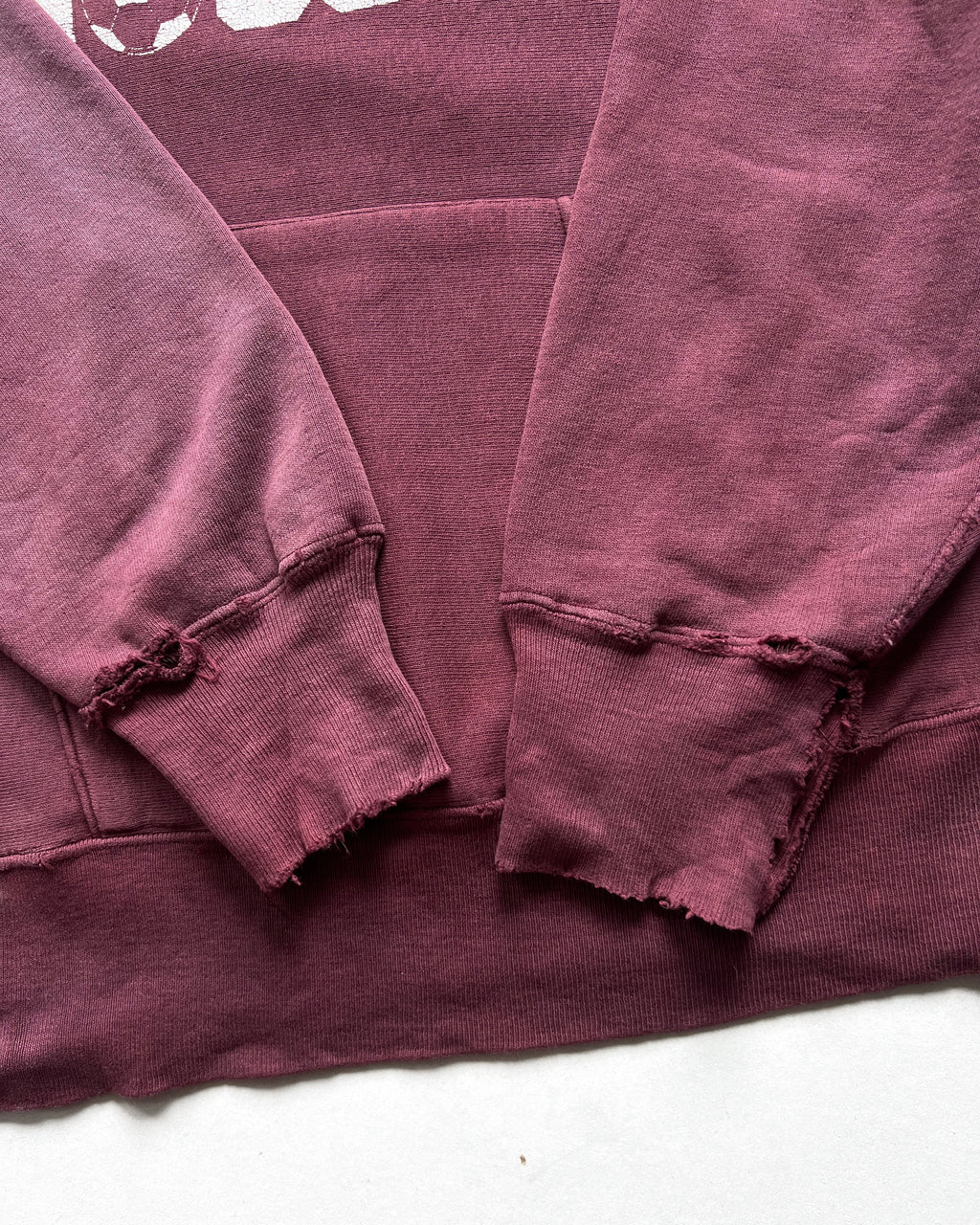 1980S CHAMPION 'UNION SOCCER' REVERSE WEAVE HOODIE (L)