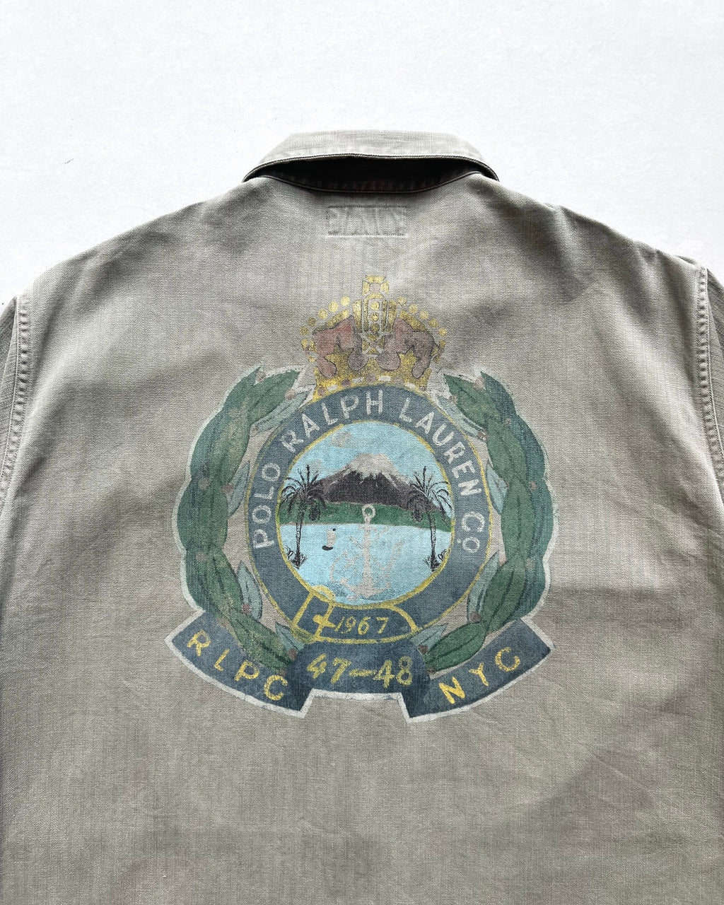 1990S POLO RALPH LAUREN P-44 HBT US ARMY JACKET (M)