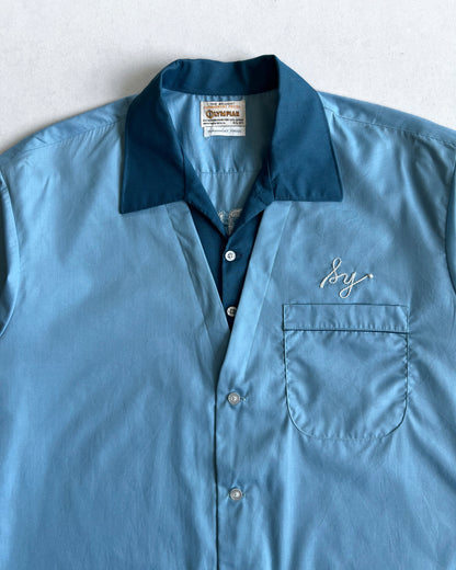 1970S 'MIDWAY MEN'S CLUB' BOWLING SHIRT (L)