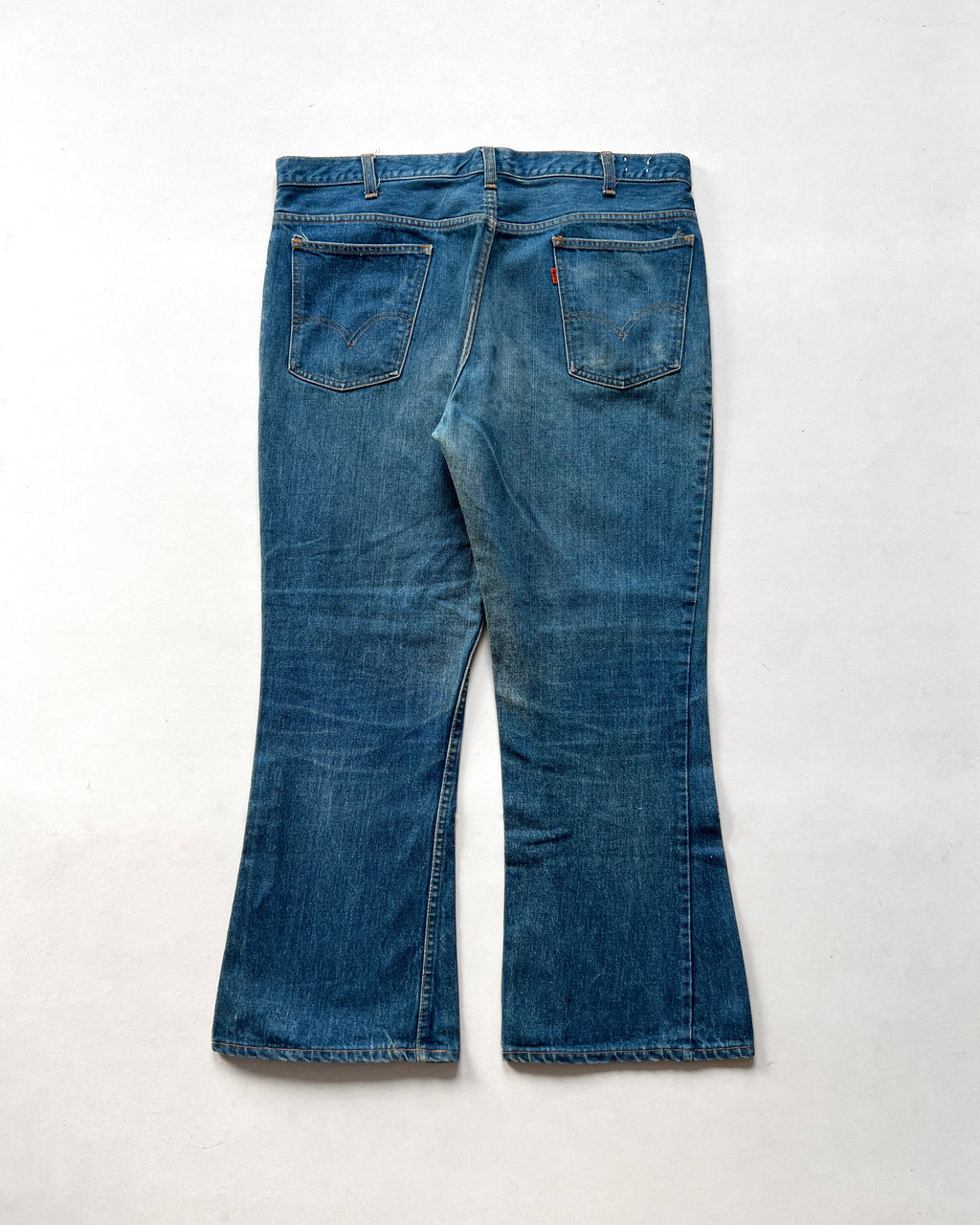 1970S DARK WASHED LEVI'S 646 BOOTCUT JEANS (38)