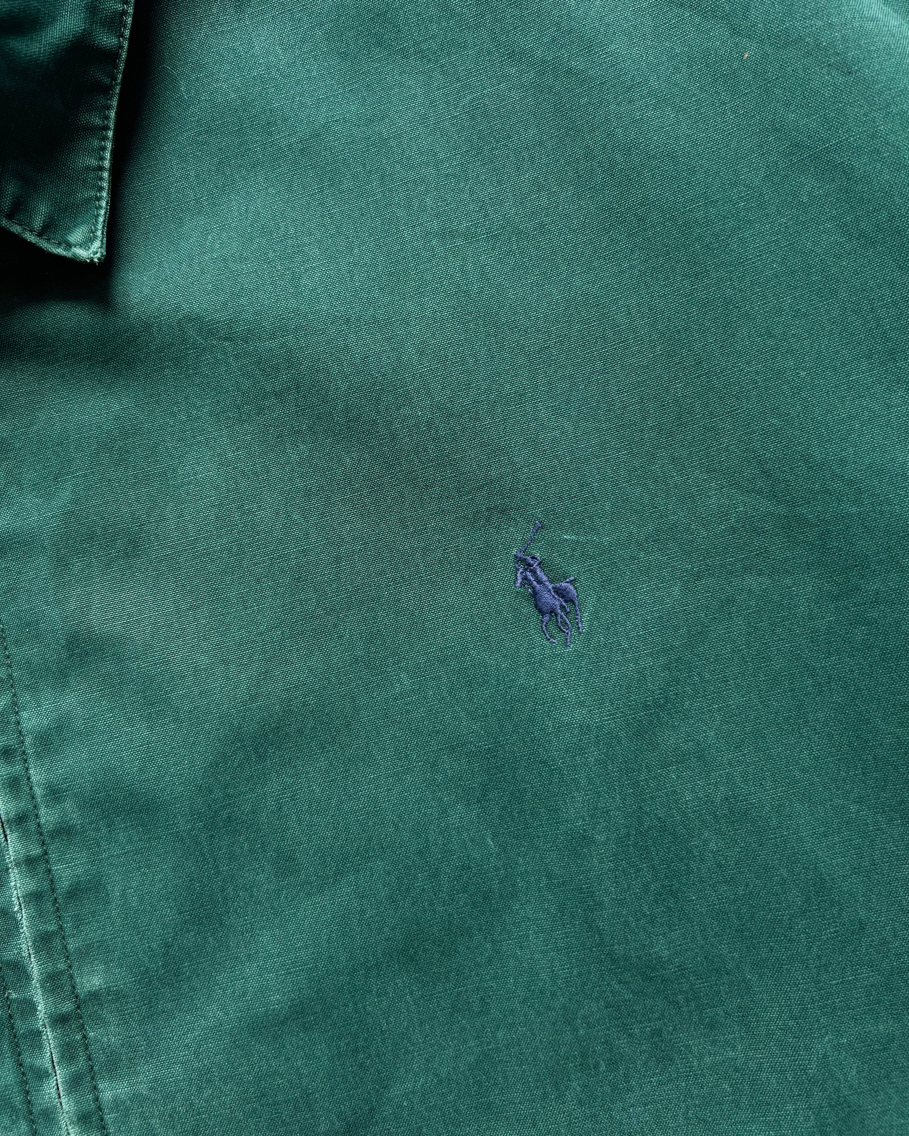 1990S GREEN POLO RALPH LAUREN HARRINGTON JACKET (L)