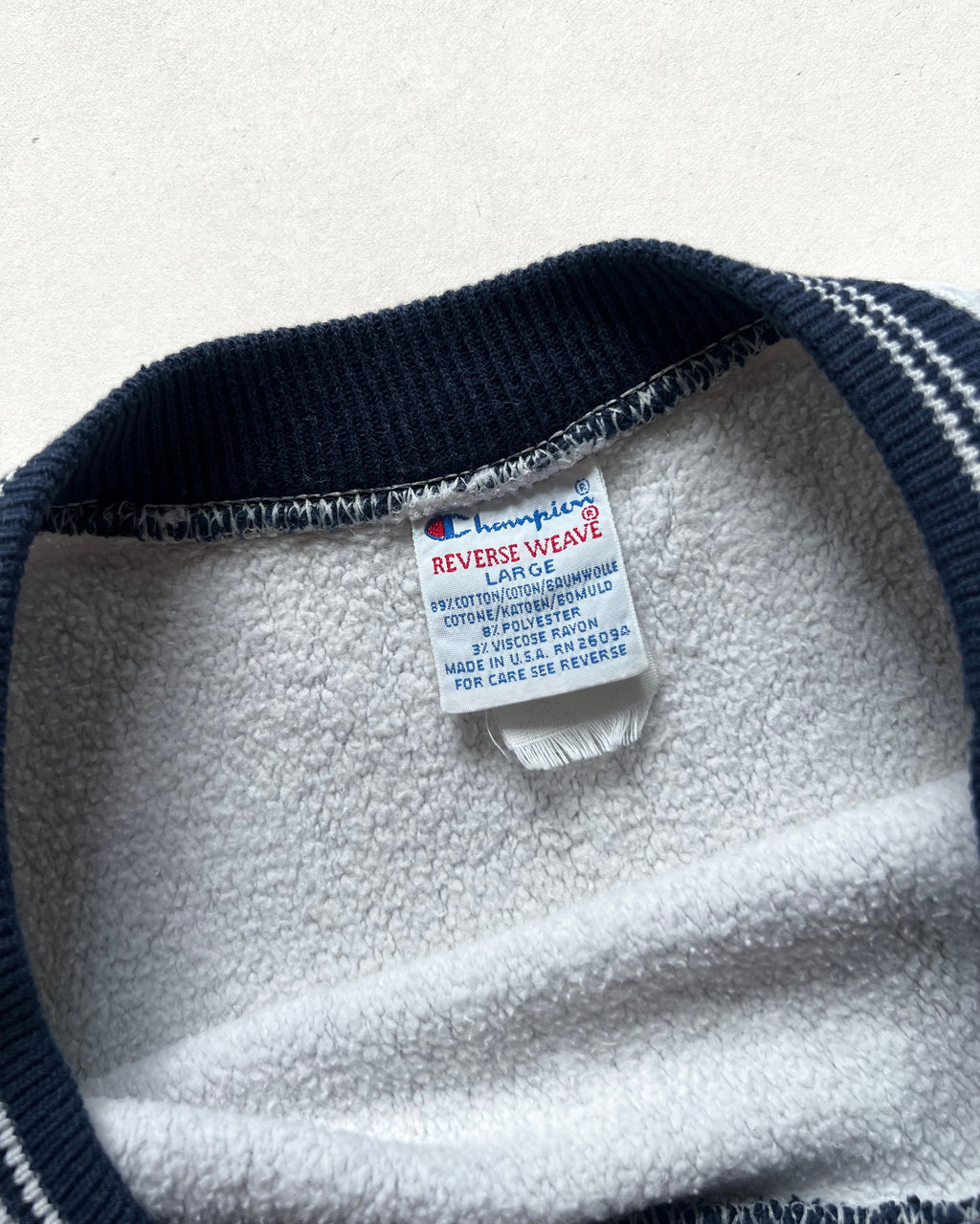 1990S CHAMPION 'ANNAPOLIS' REVERSE WEAVE SWEATSHIRT (L)