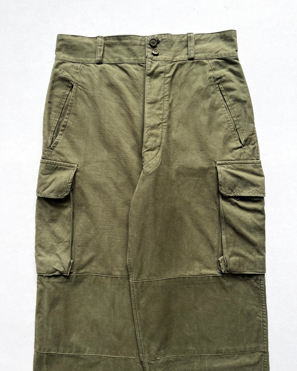 1950S FRENCH ARMY M-47 CARGO TROUSERS (33)