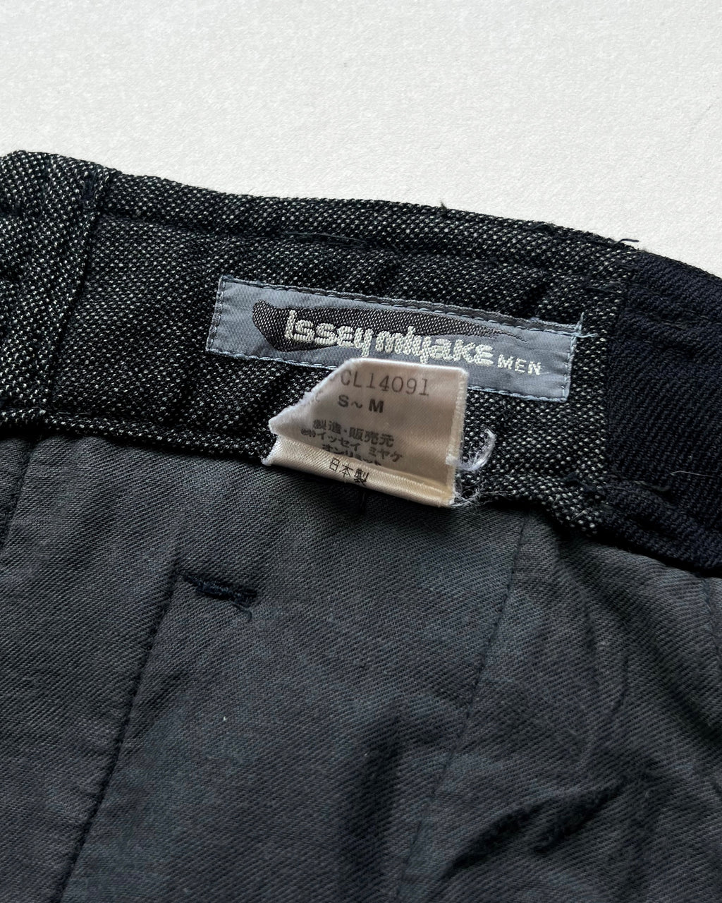 1980S ISSEY MIYAKE SALT & PEPPER TROUSERS (34-38)