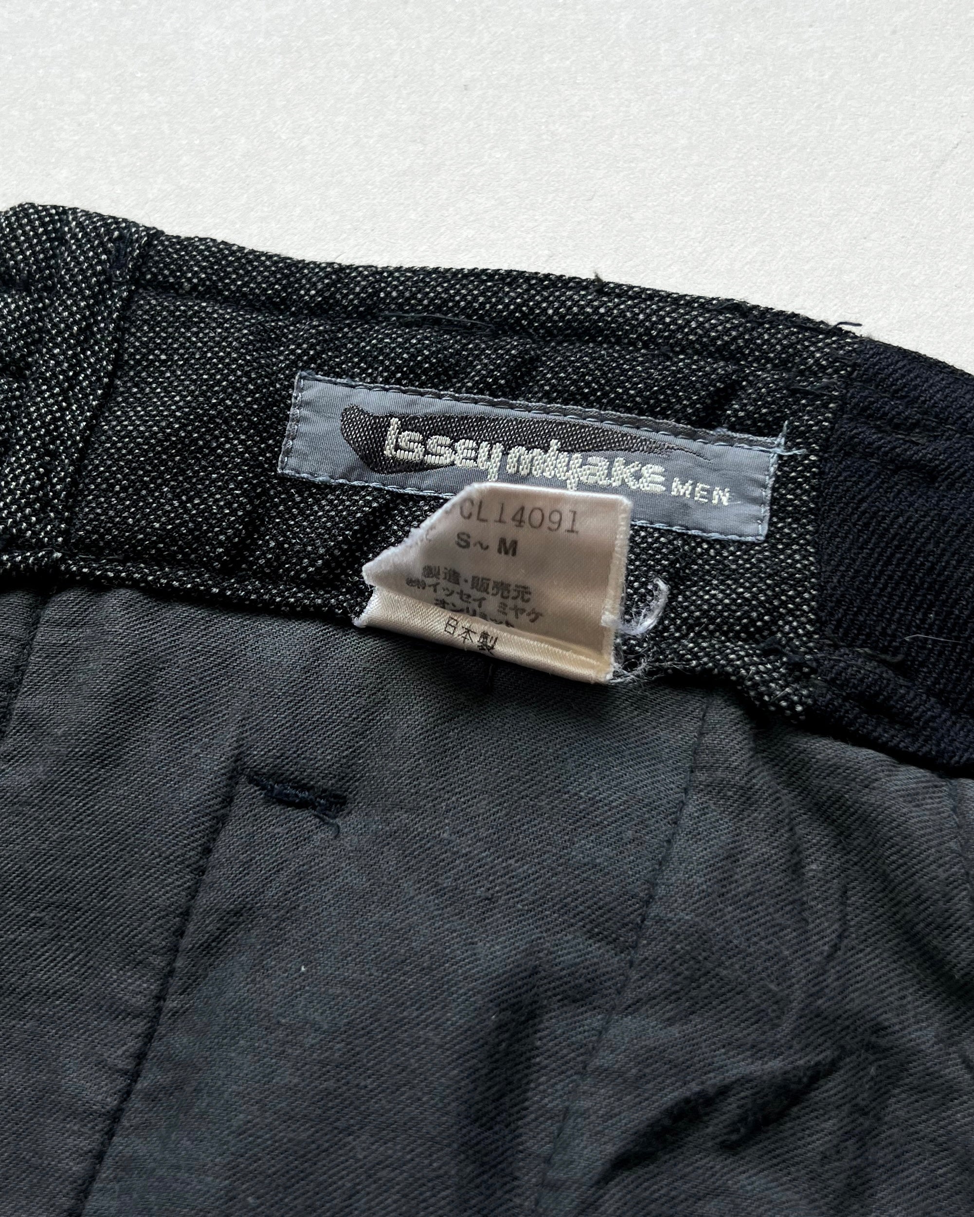 1980S ISSEY MIYAKE SALT & PEPPER TROUSERS (34-38)