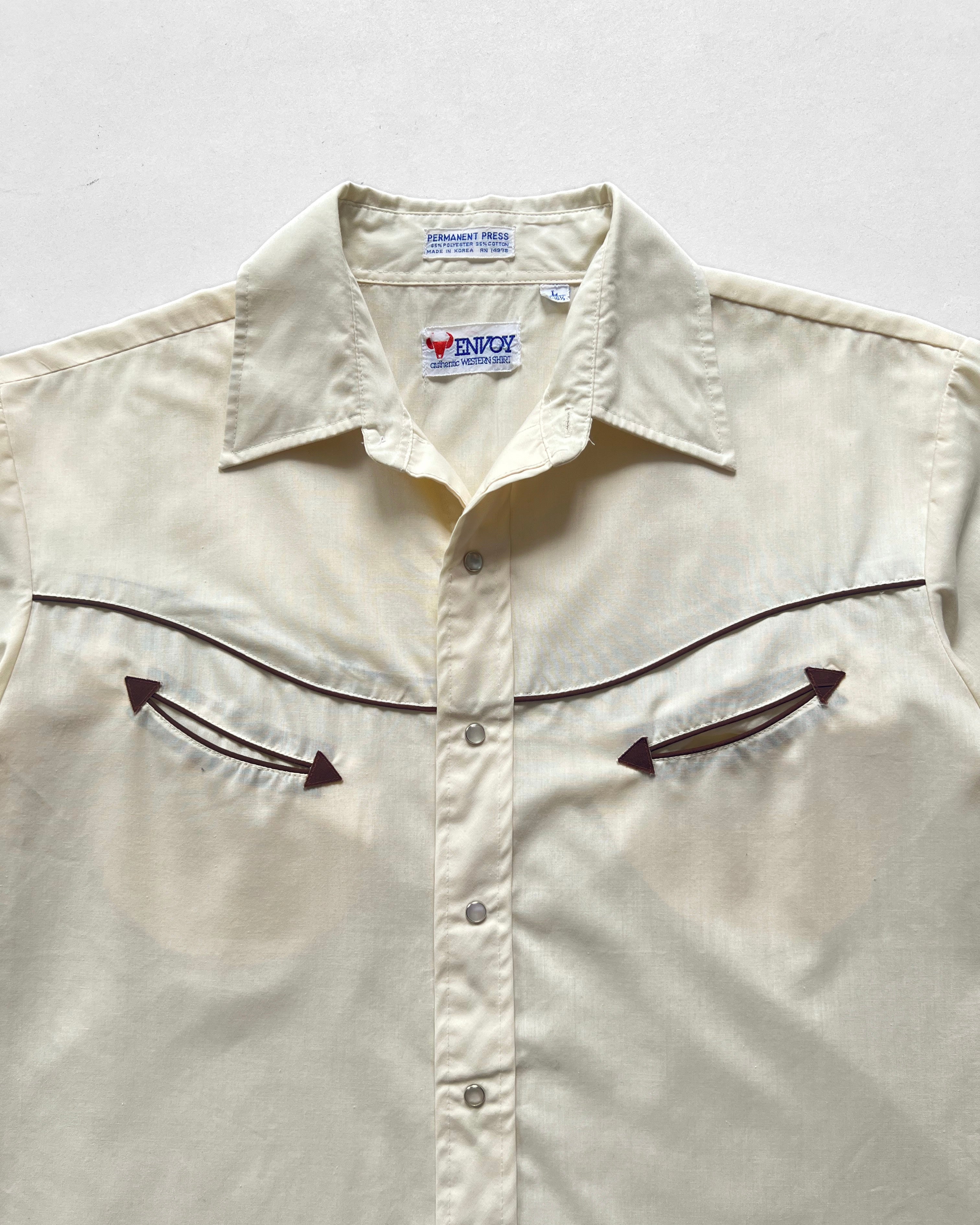 1980S COWBOY WESTERN SHIRT (L)