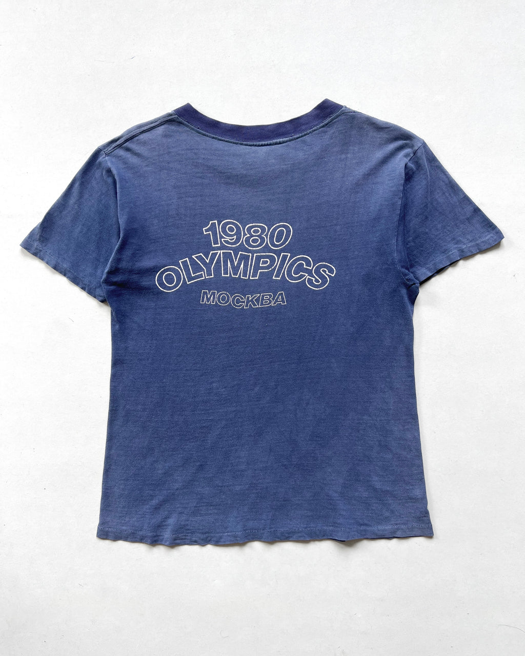 1980S OLYMPIC MOCKBA SINGLE STITCH TEE (M)