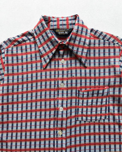 1970S TOWNCRAFT PENNEY CHECKERED SHIRT (M)