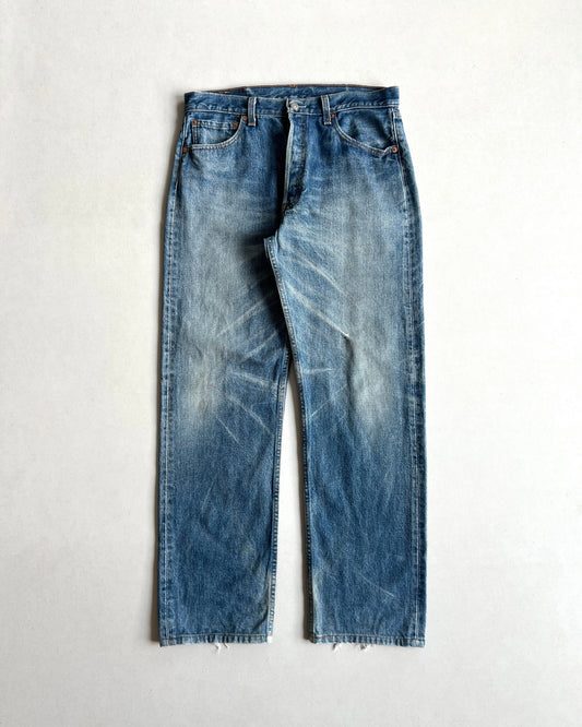 1990S FADED LEVI'S 501 JEANS (34)