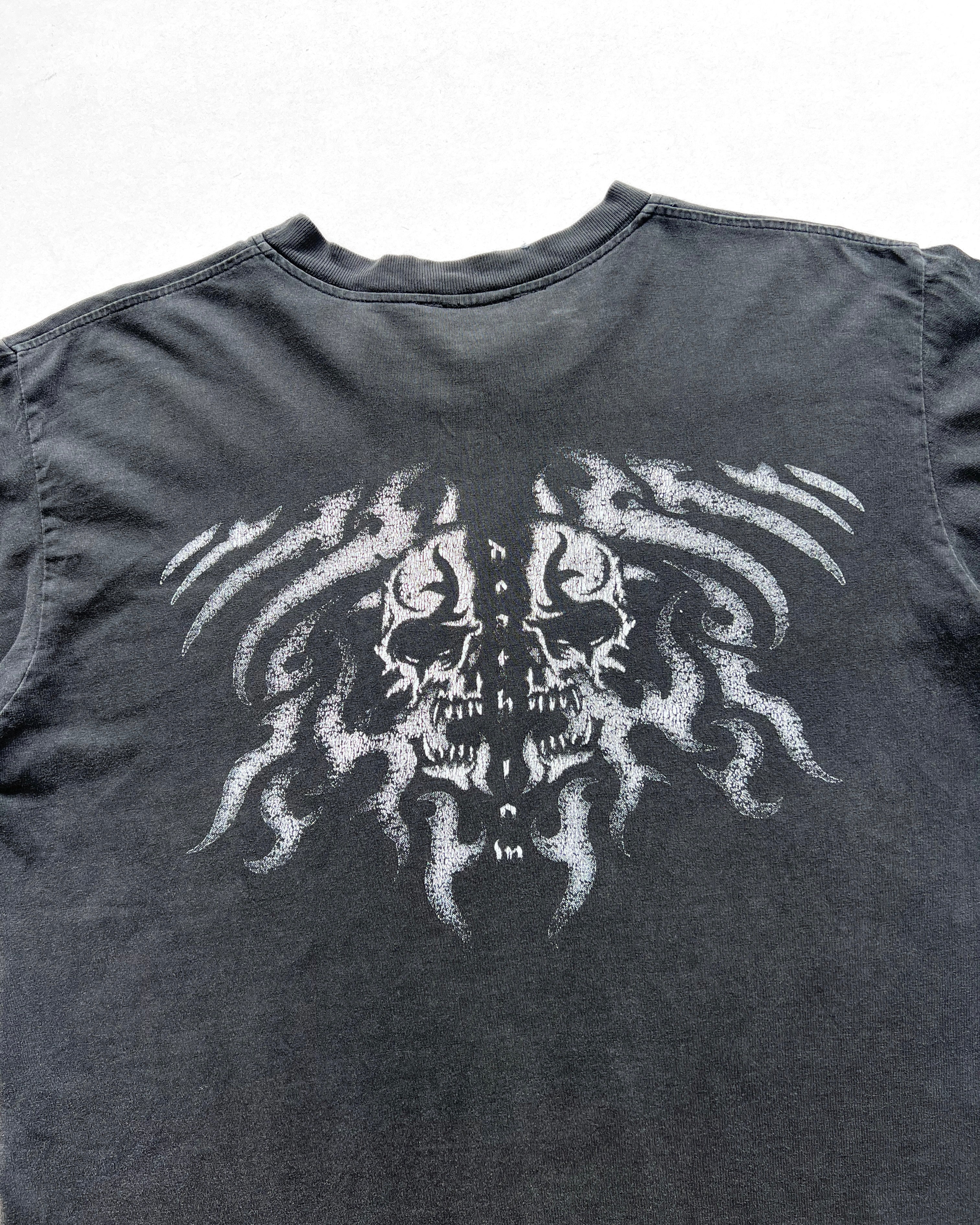 1990S FADED SKULL SINGLE STITCH GRAPHIC TEE (L)
