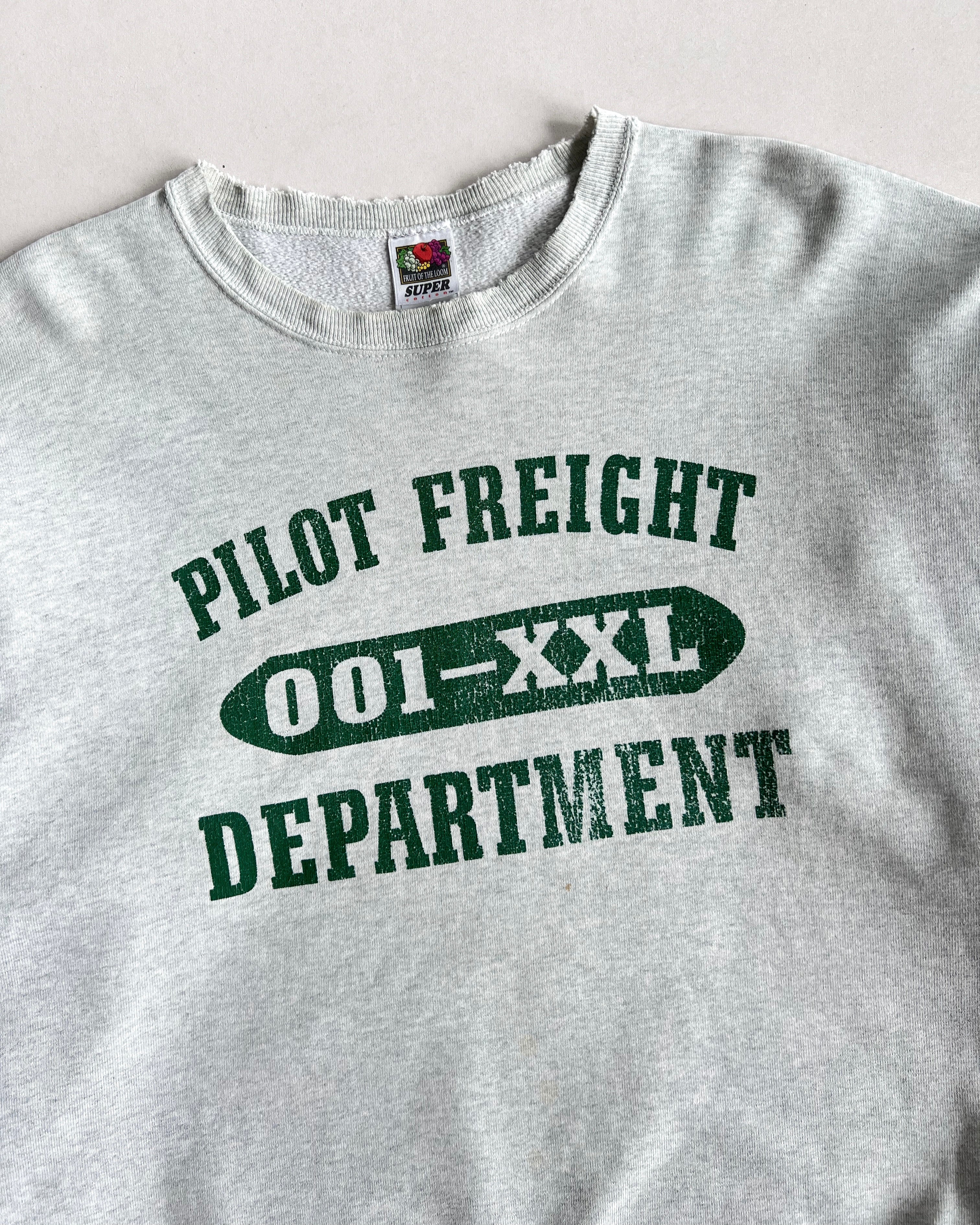 1990S 'PILOT FREIGHT DEPARTMENT' SWEATSHIRT (L)