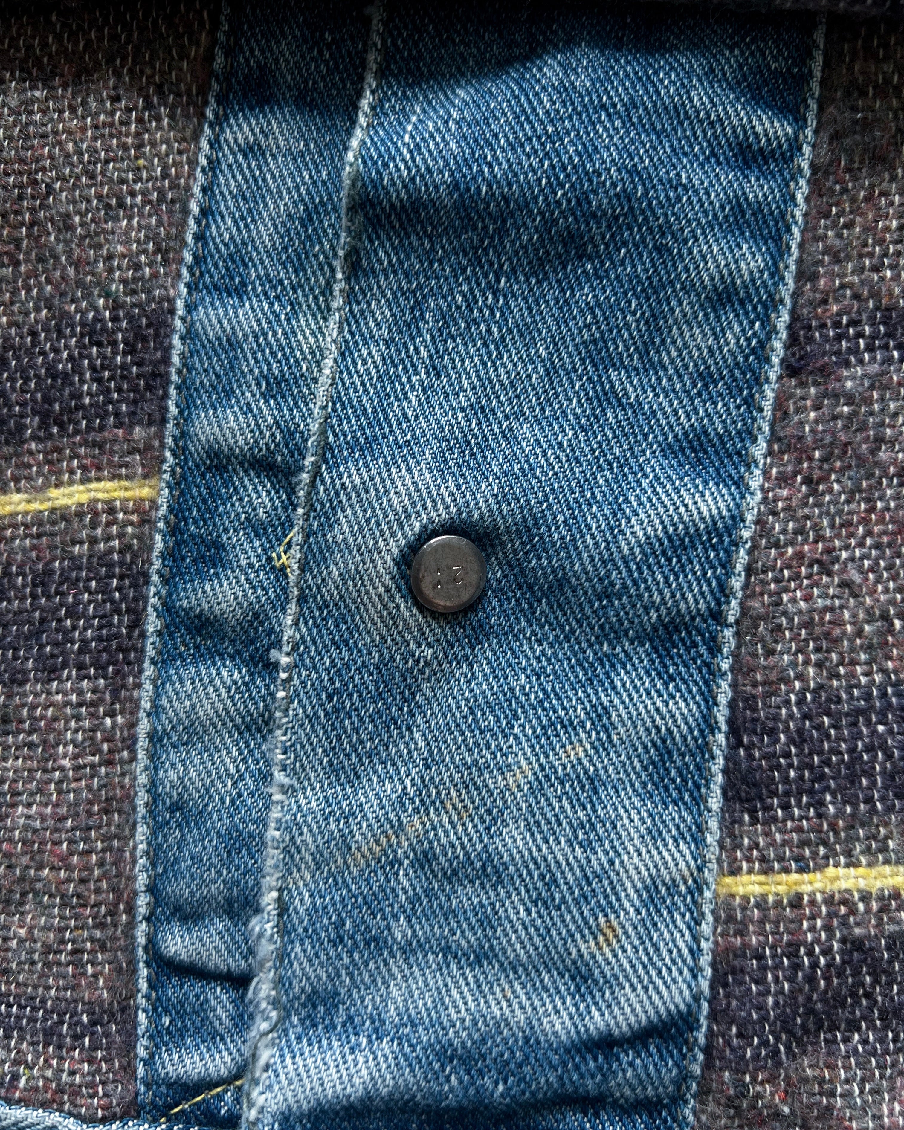1960S LEE 101-LJ STORM RIDER DENIM JACKET (XL)