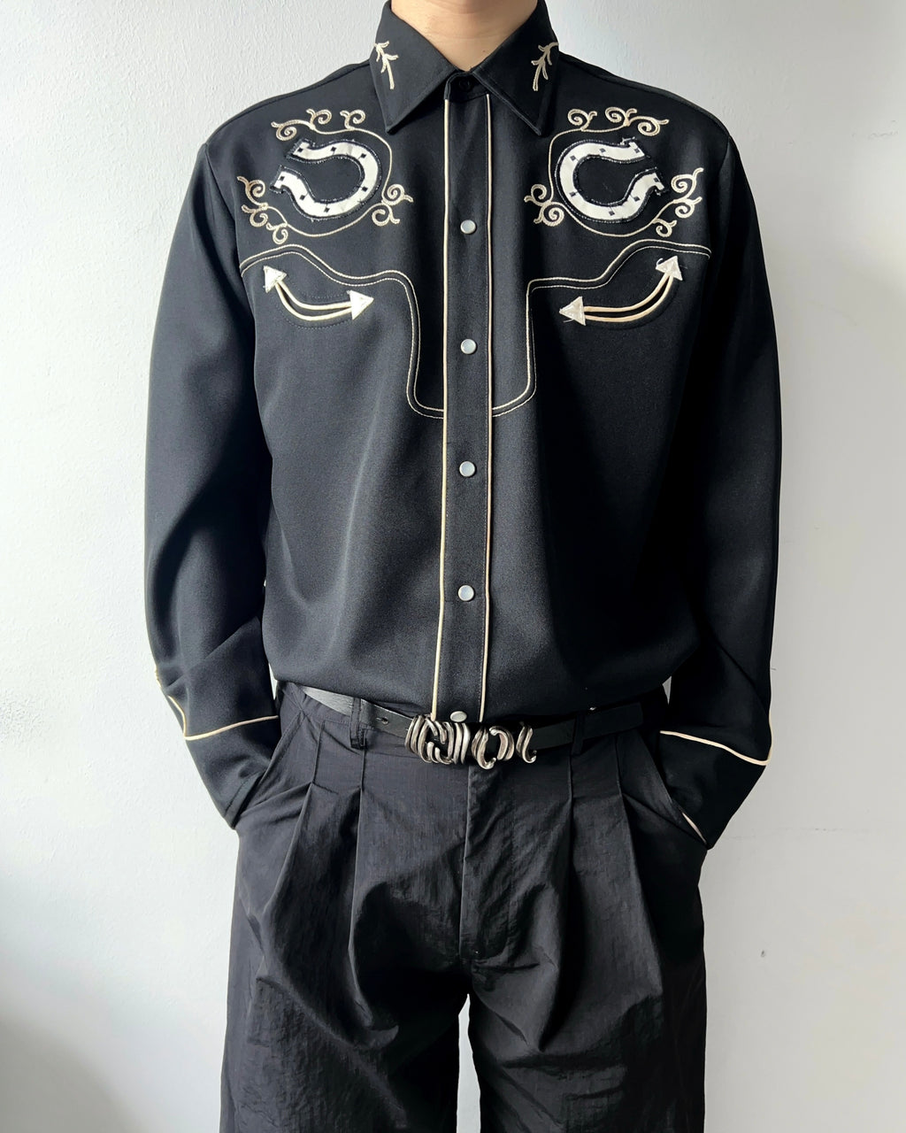 1960S HBARC WESTERN SHIRT (XL)