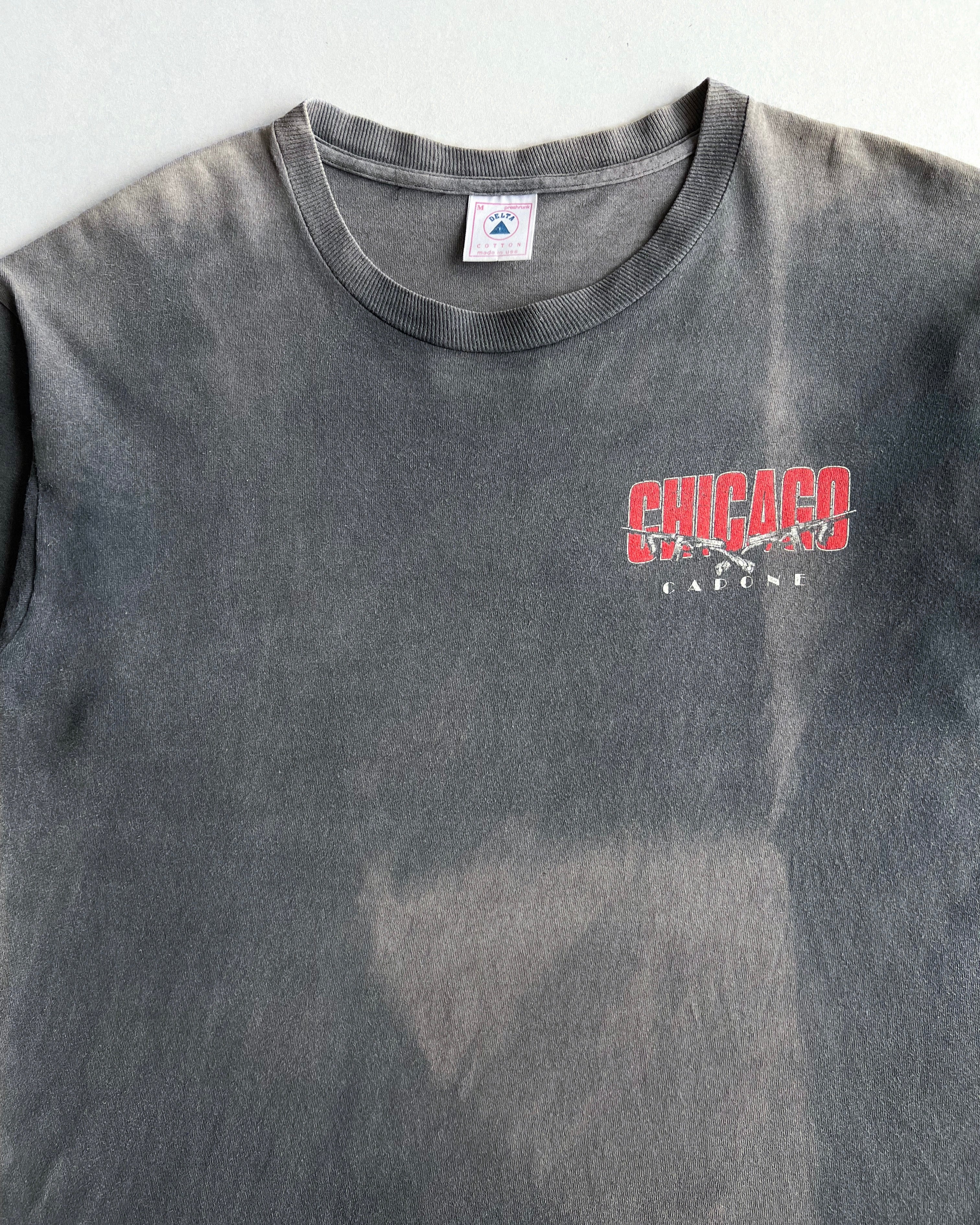1990S SUN FADED 'CHICAGO CADONE' SINGLE STITCH TEE (M)