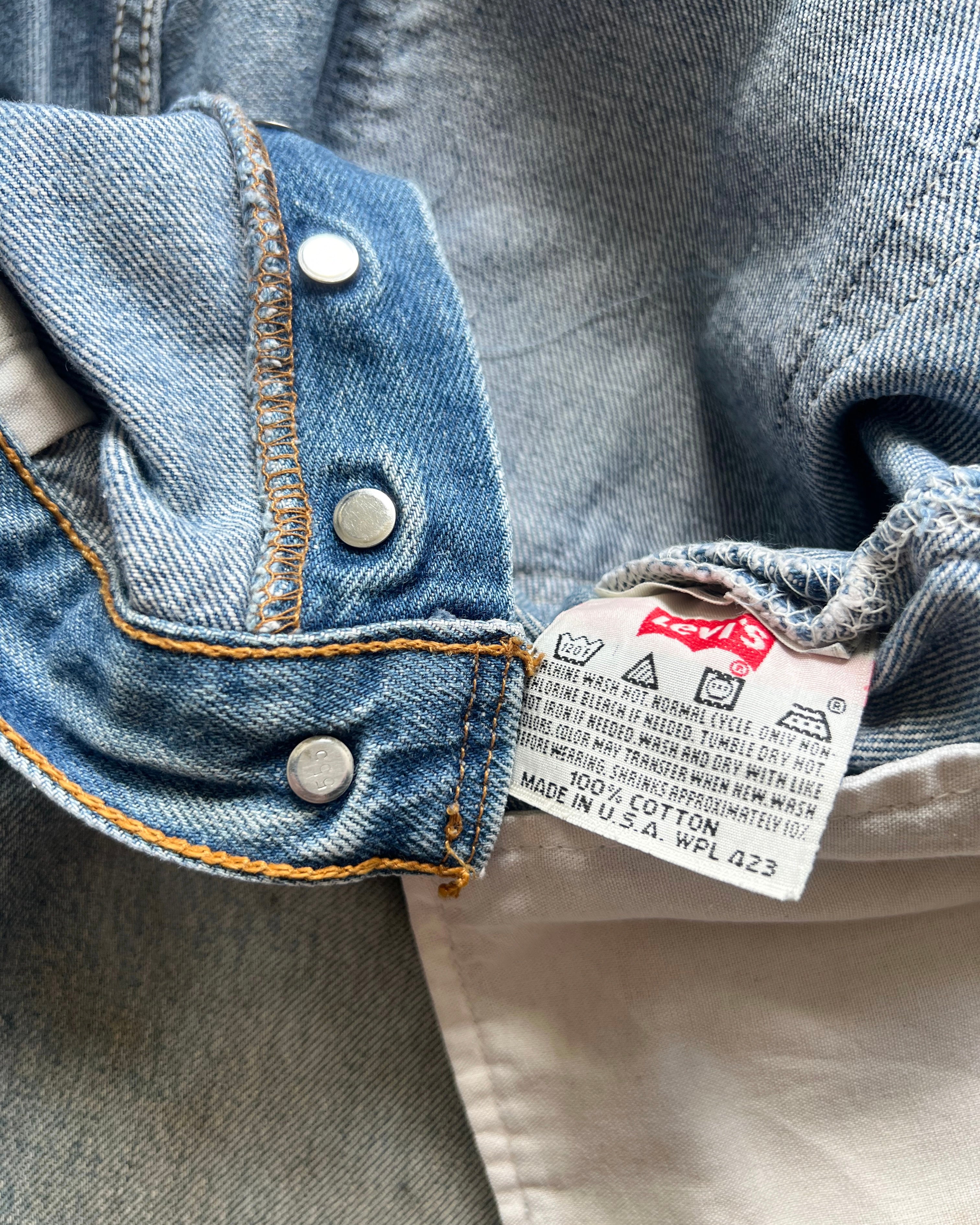 1990S FADED WASHED LEVI'S 501 JEANS (35)