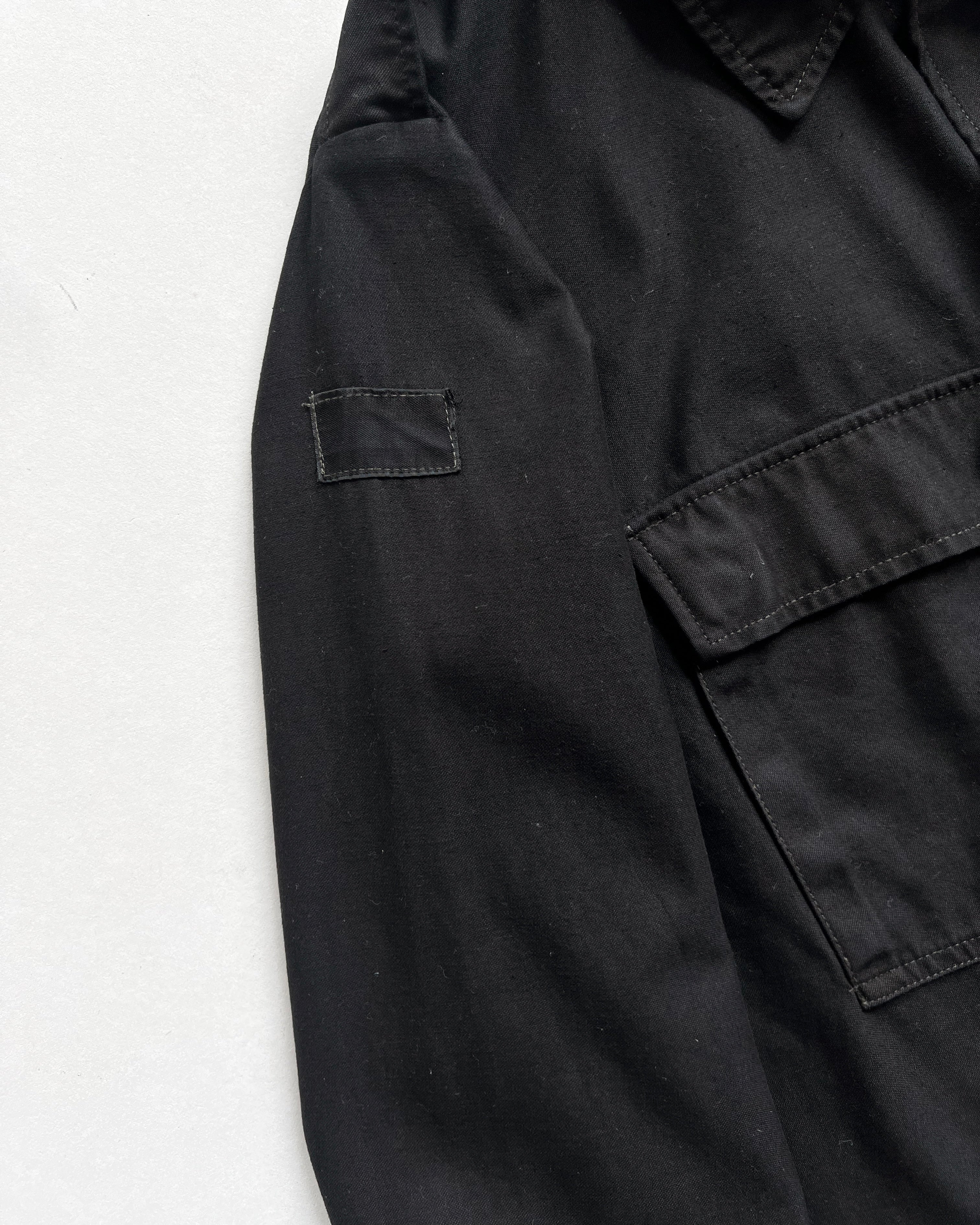 1970S OVERDYED DUTCH MILITARY SHIRT JACKET (M)