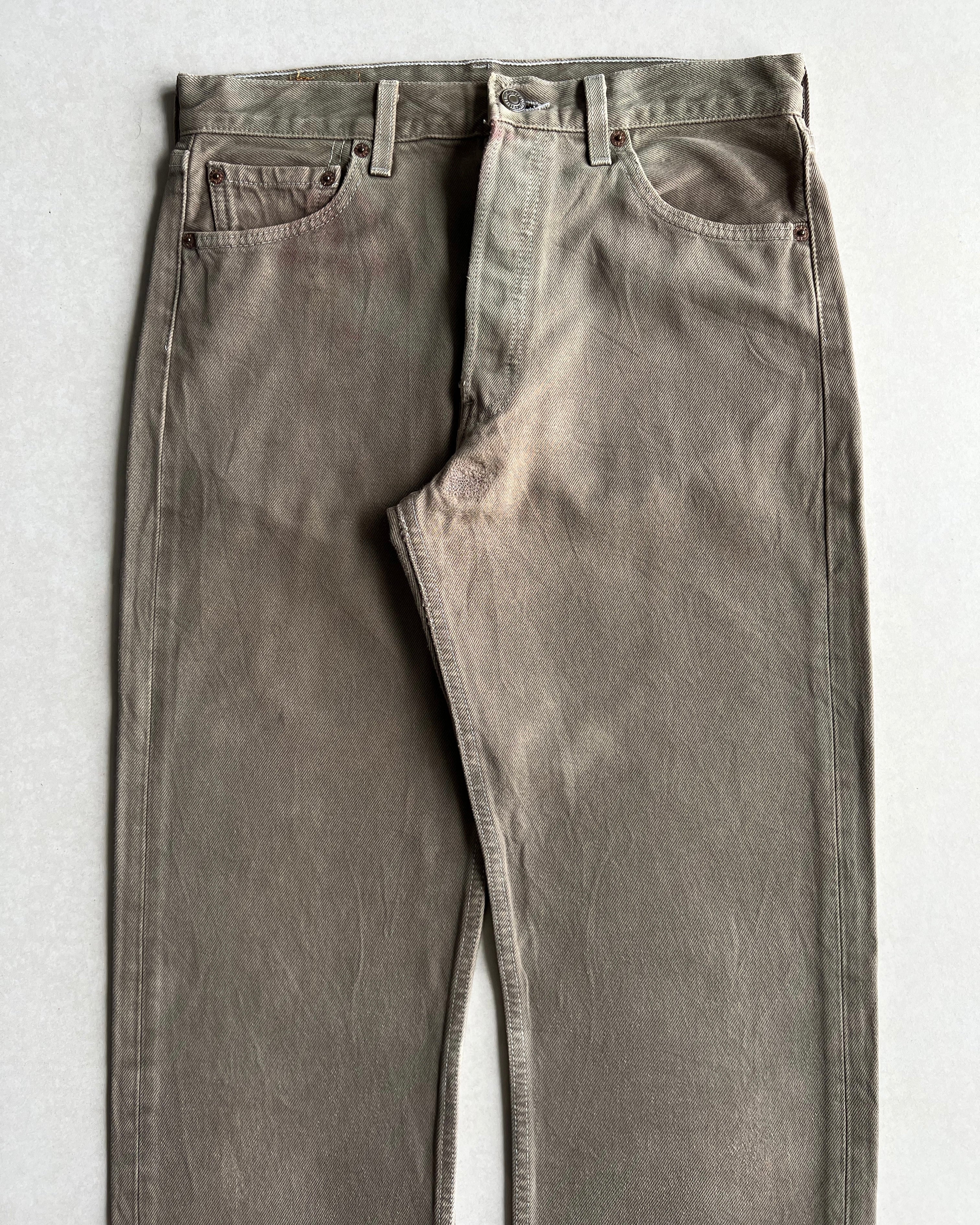 1990S COCO OVERDYED LEVI'S 501 JEANS (30X34)