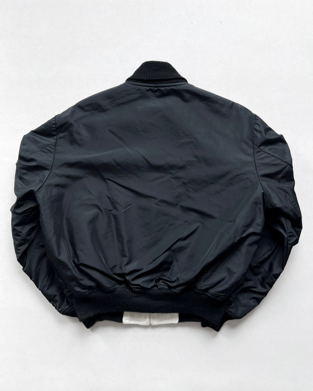 1950S MCGREGOR RIVERSIBLE NYLON BOMBER JACKET (L)