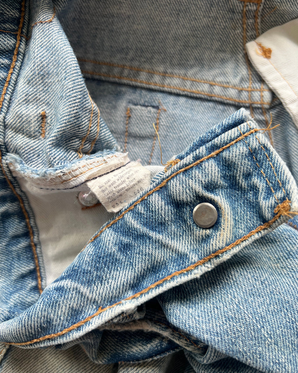 1970S FADED LEVI'S 517 FLARE JEANS (33)